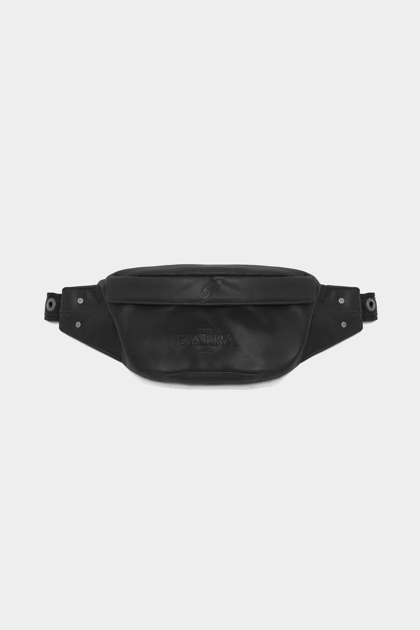 Pochete Barra Crew Barra Logo Couro (Black)