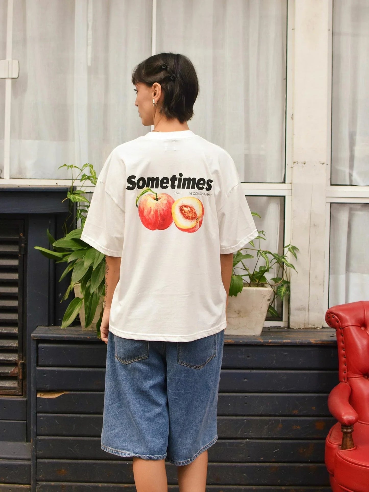 T-SHIRT BOXY GRAIN