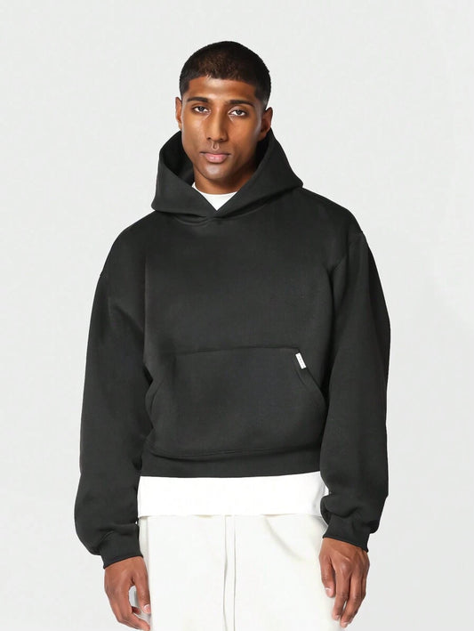 STYNVO Moletom Essencial Oversized com Bolso Central e Cordão