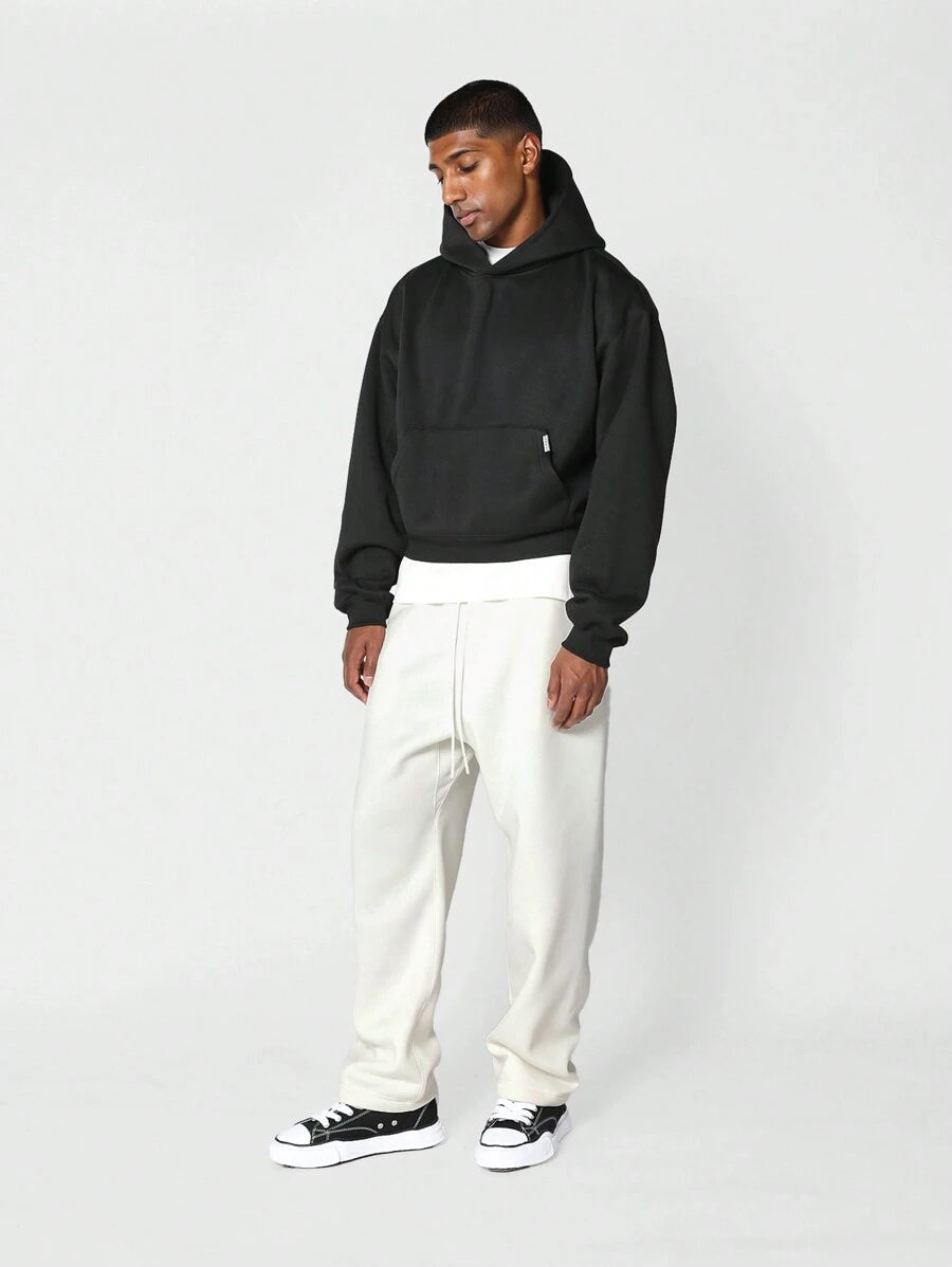 STYNVO Moletom Essencial Oversized com Bolso Central e Cordão