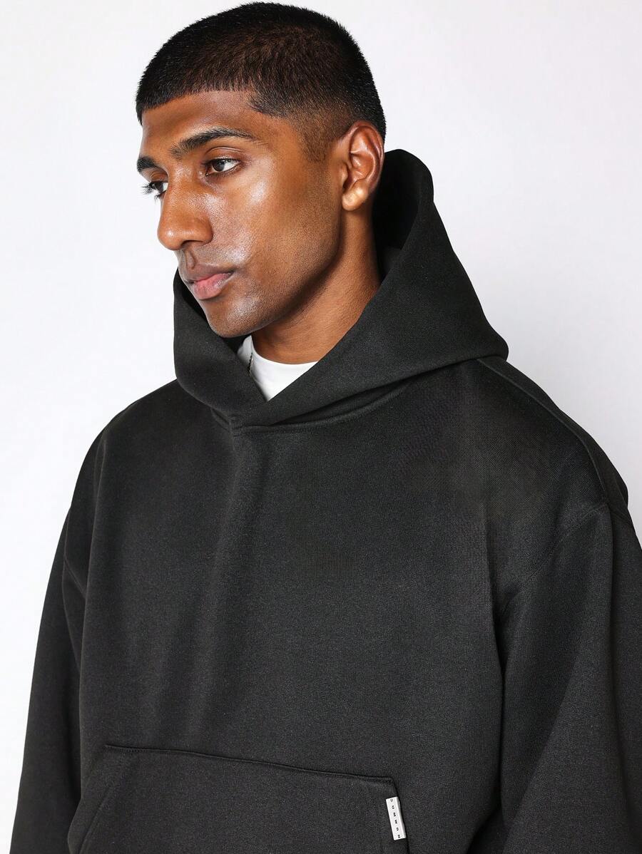 STYNVO Moletom Essencial Oversized com Bolso Central e Cordão