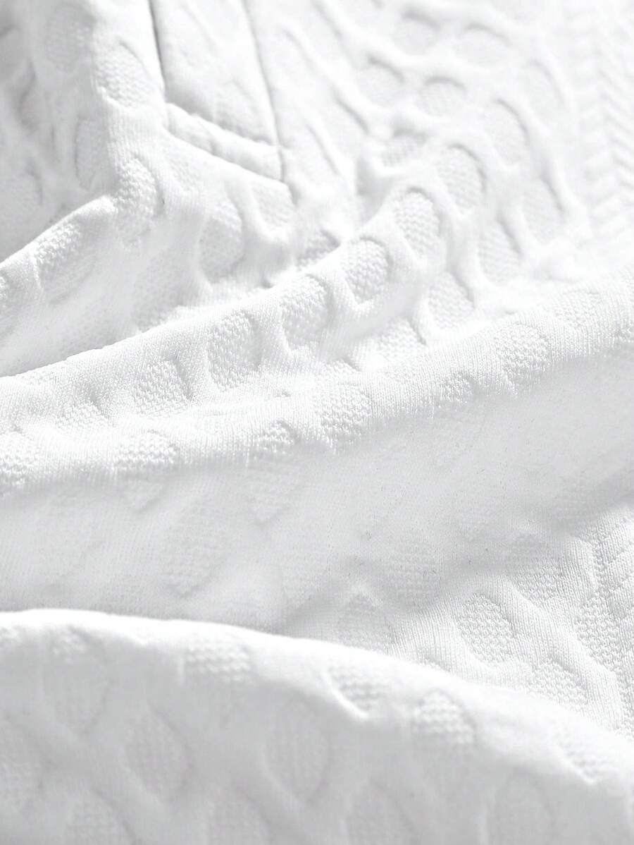 Camiseta Henley Diamond Texture