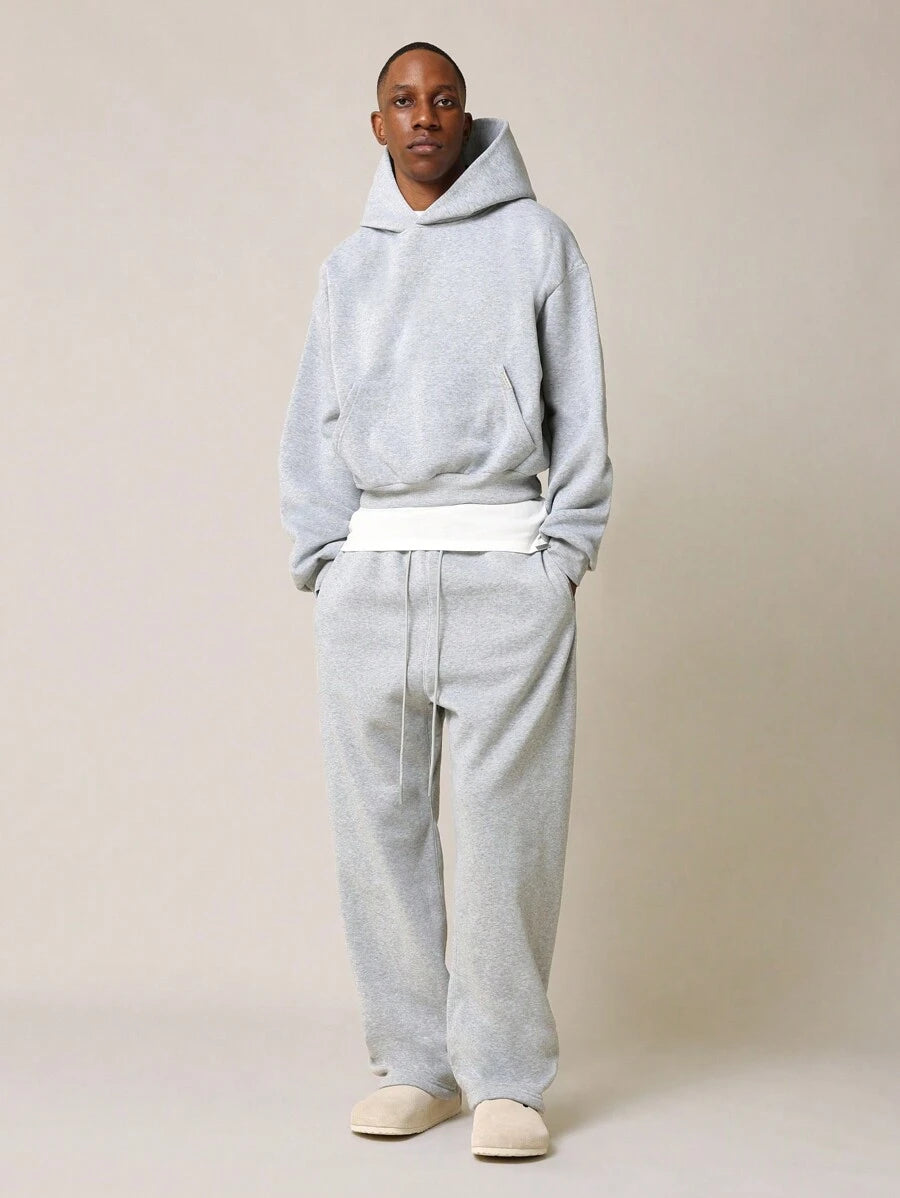 STYNVO Moletom Essencial Oversized com Bolso Central e Cordão