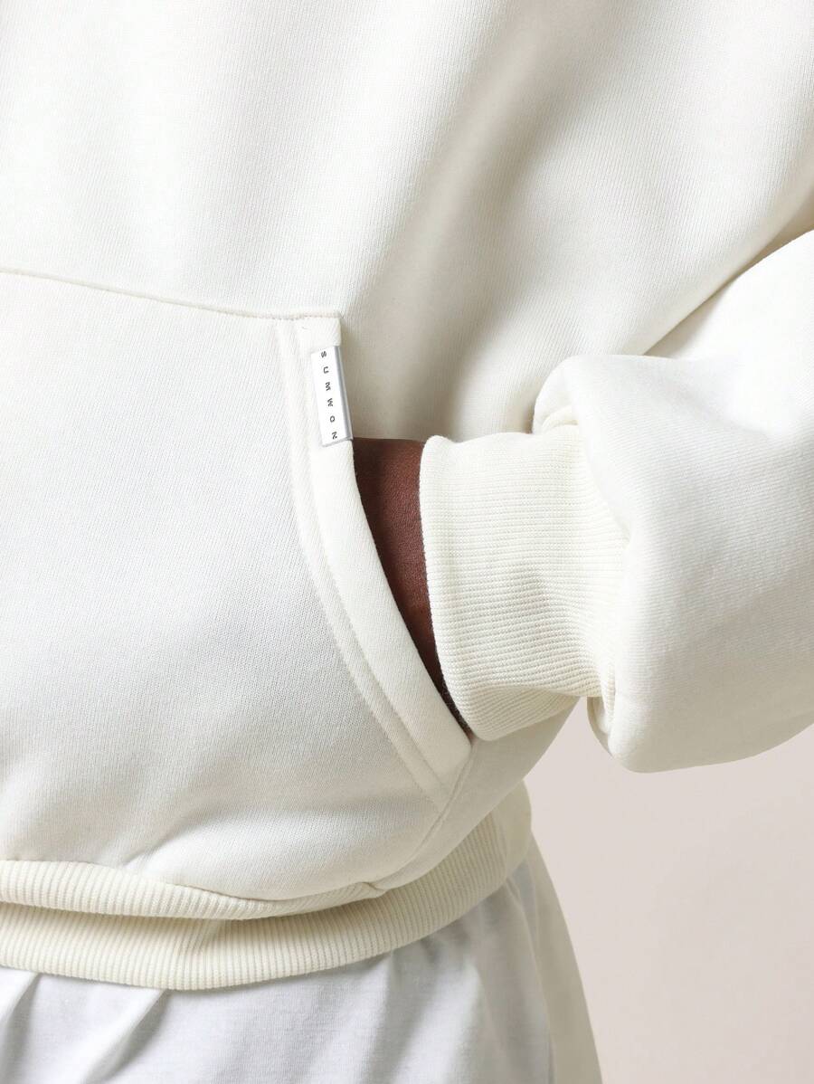 STYNVO Moletom Essencial Oversized com Bolso Central e Cordão