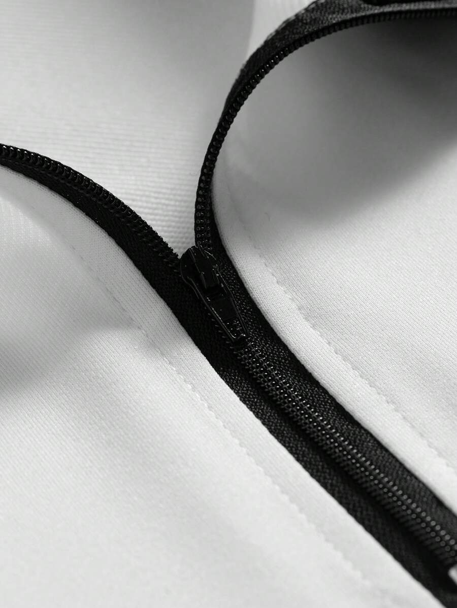 STYNVO Camisa Polo de Manga Curta Casual e Versátil com Estampa de Letra em Tela para Homens