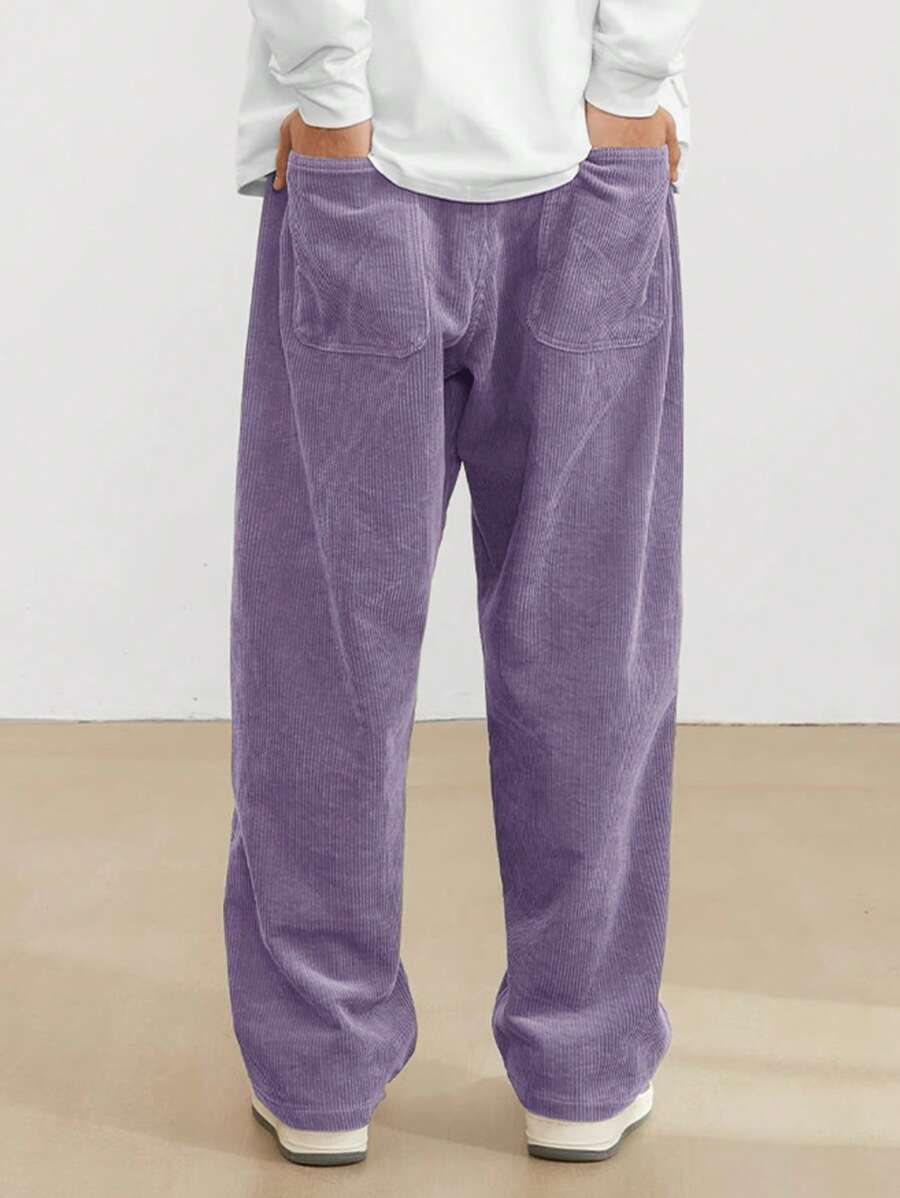 Calça Corduroy Wide Leg