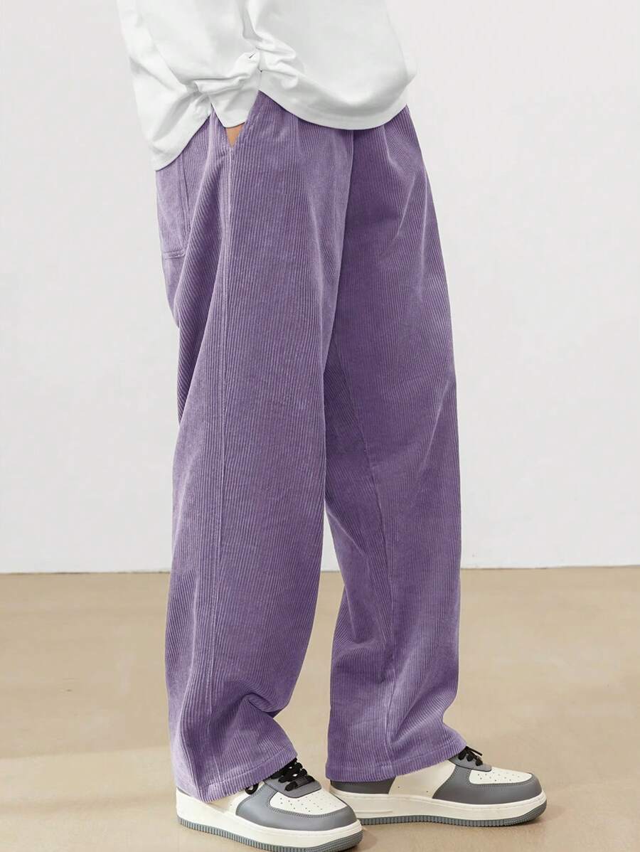 Calça Corduroy Wide Leg