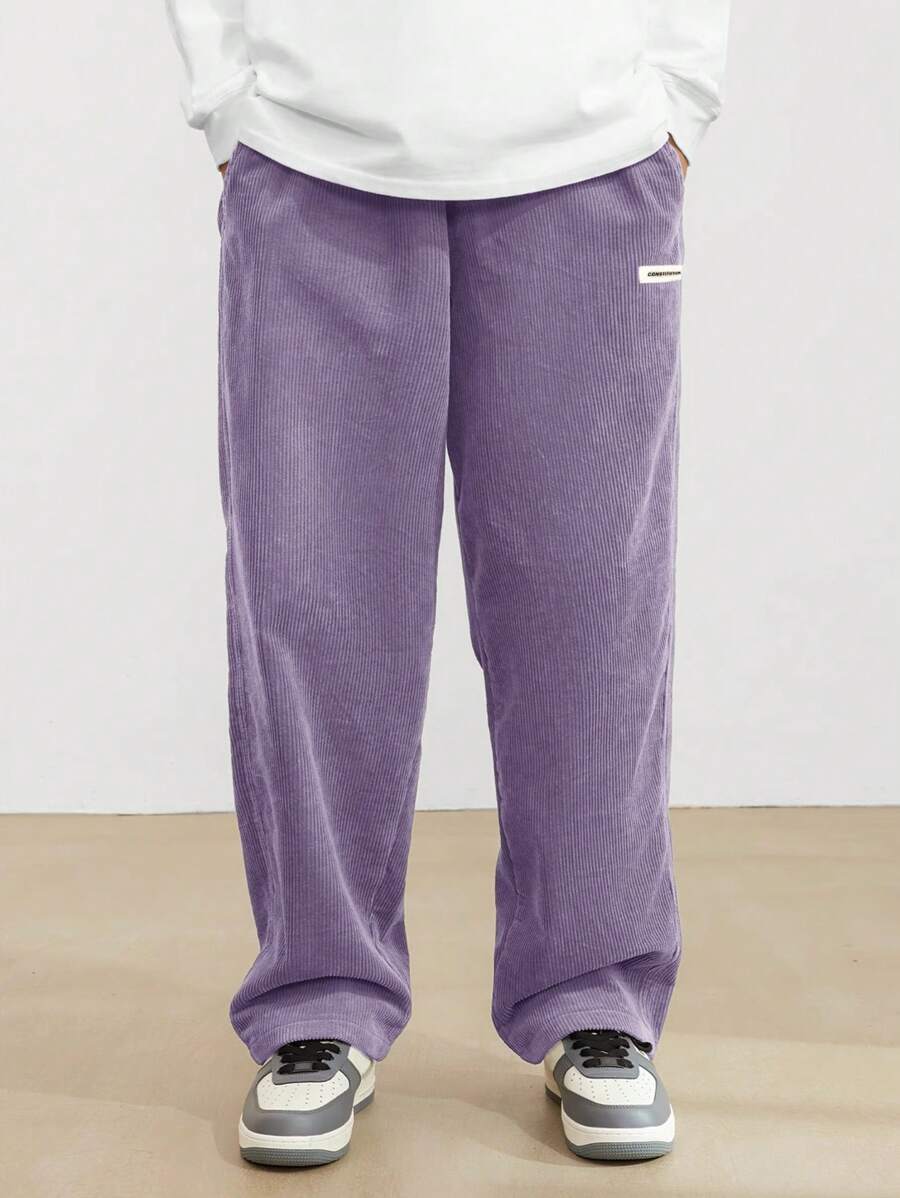 Calça Corduroy Wide Leg