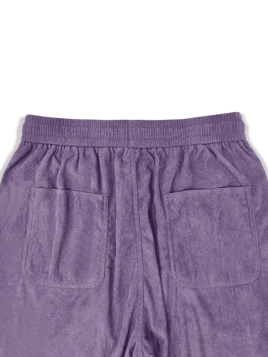 Calça Corduroy Wide Leg