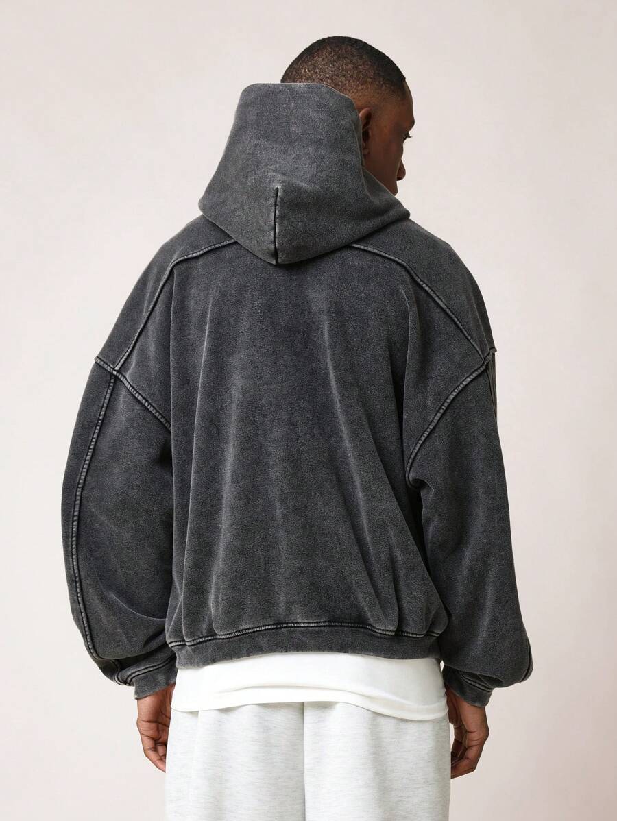 Moletom Washed Zipper