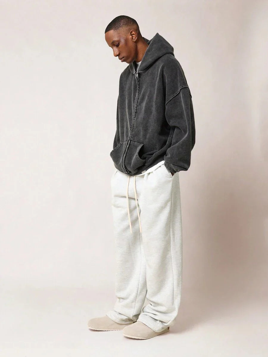 Moletom Washed Zipper
