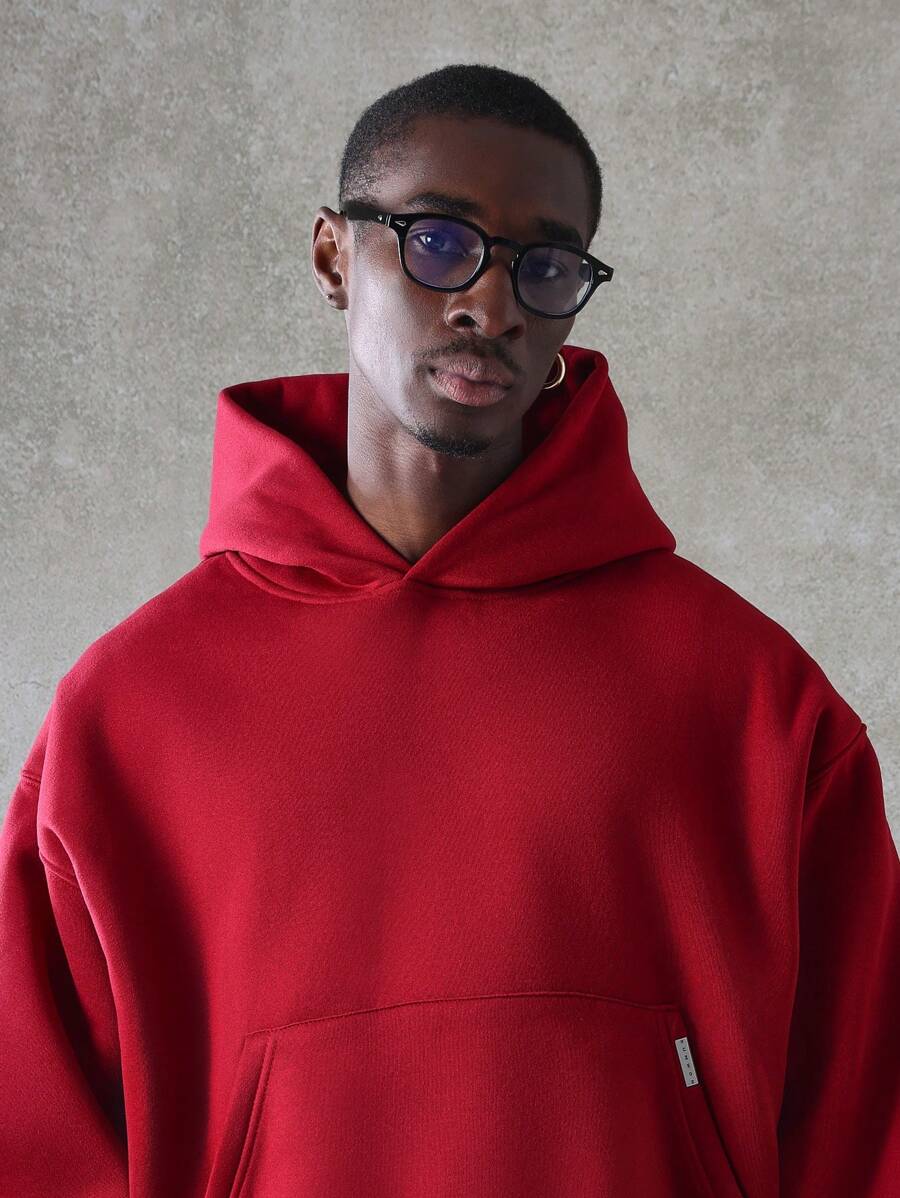 STYNVO Moletom Essencial Oversized com Bolso Central e Cordão
