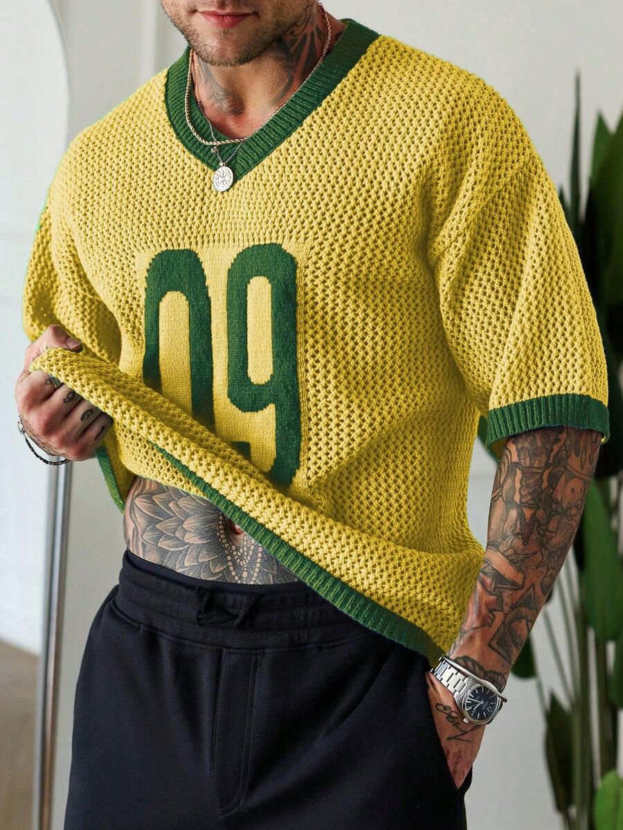 Camiseta Manfinity 9 Brasil Classic Trico