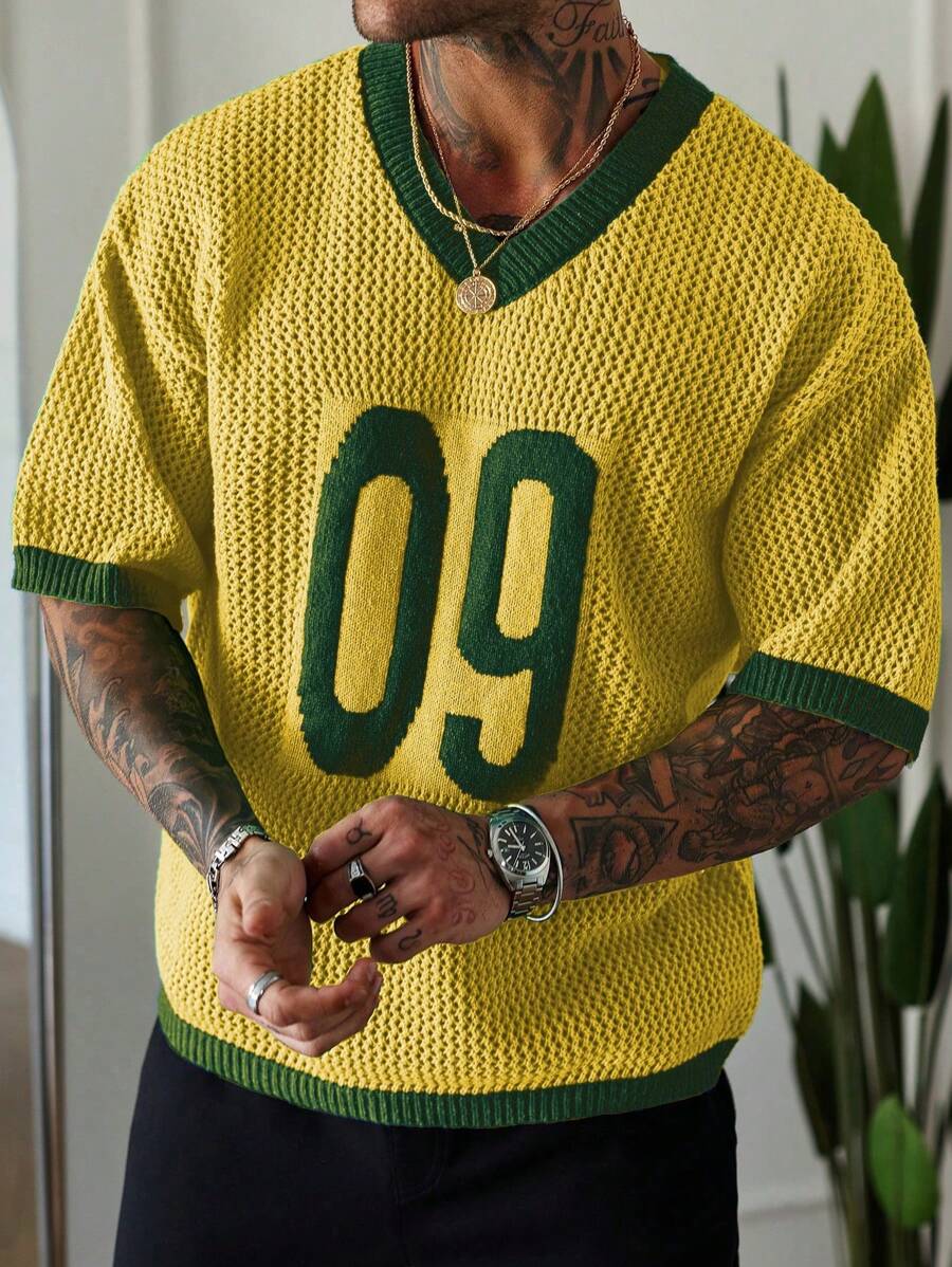 Camiseta Manfinity 9 Brasil Classic Trico