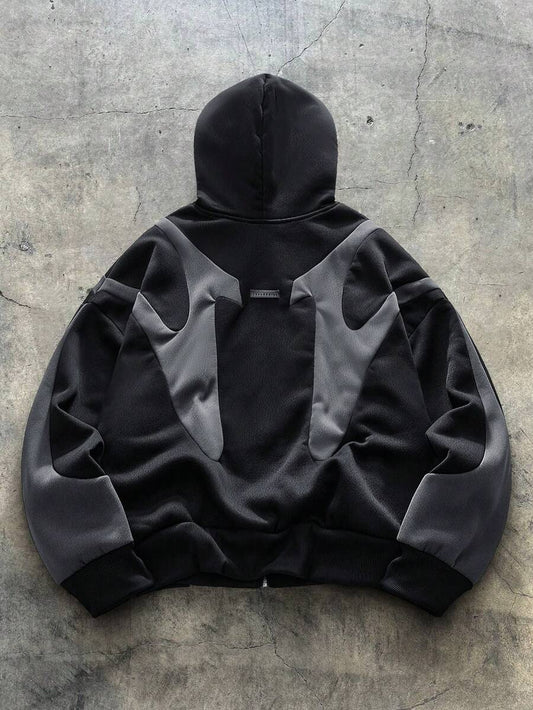 Moletom STYNVO Shadow Zip Oversized Black