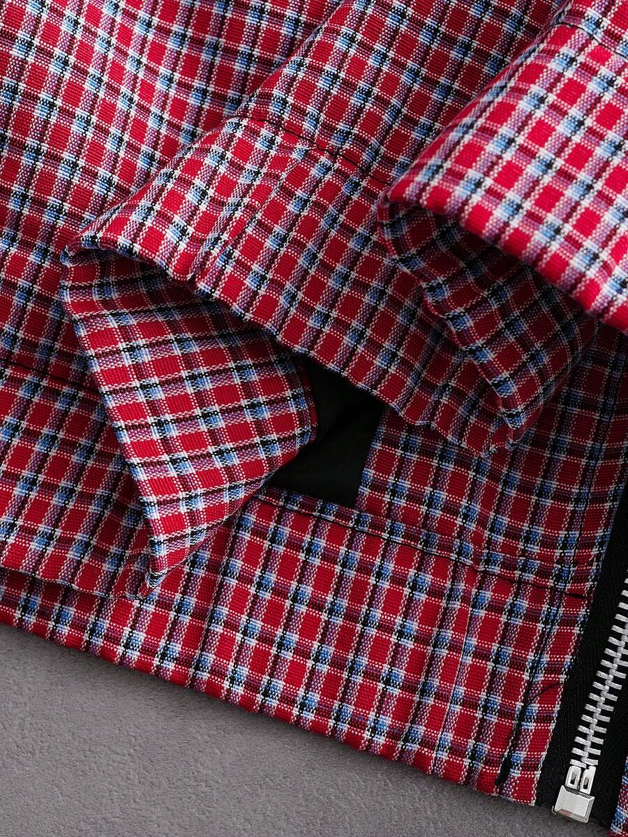 STYNVO Jaqueta de Manga Longa Minimalista Estampada Masculina