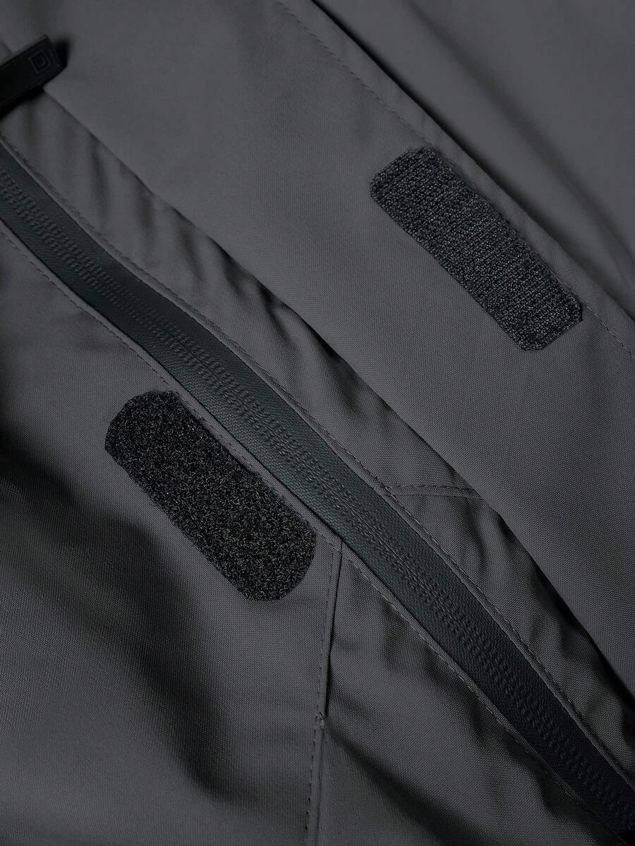 STYNVO Jaqueta casual masculina com capuz e zíper, de manga longa, em cores contrastantes e corte folgado