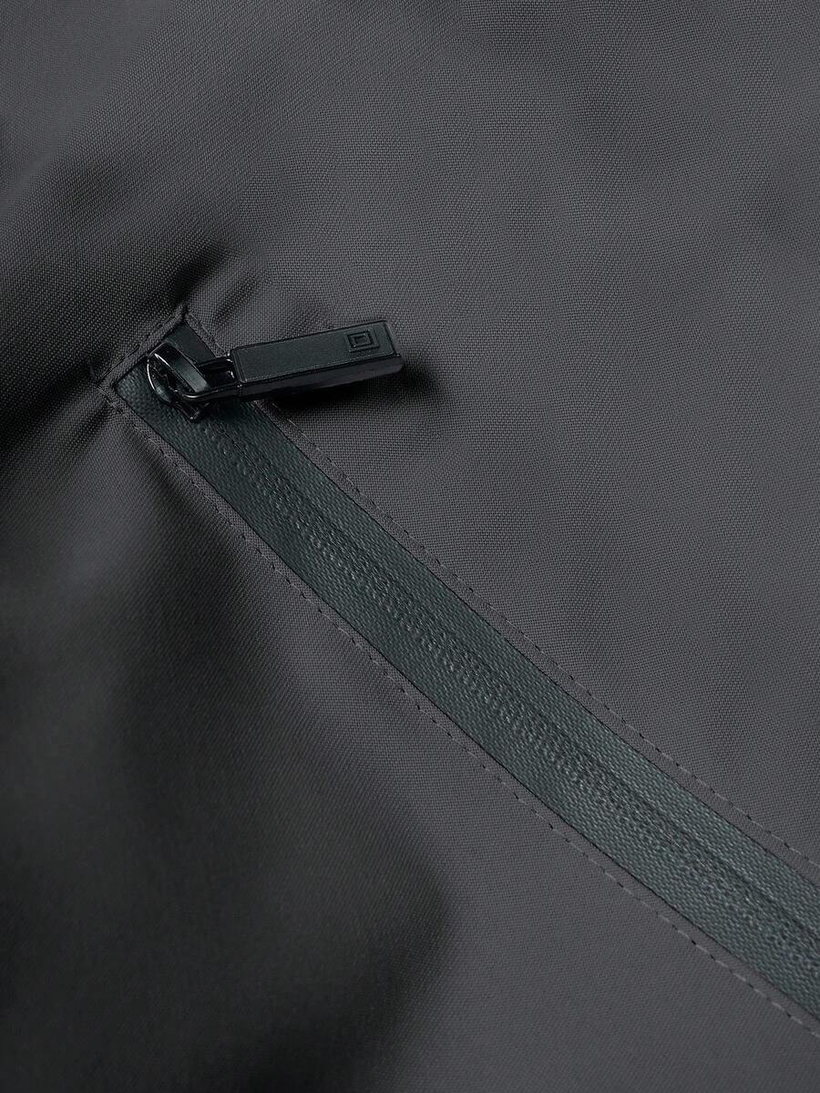 STYNVO Jaqueta casual masculina com capuz e zíper, de manga longa, em cores contrastantes e corte folgado