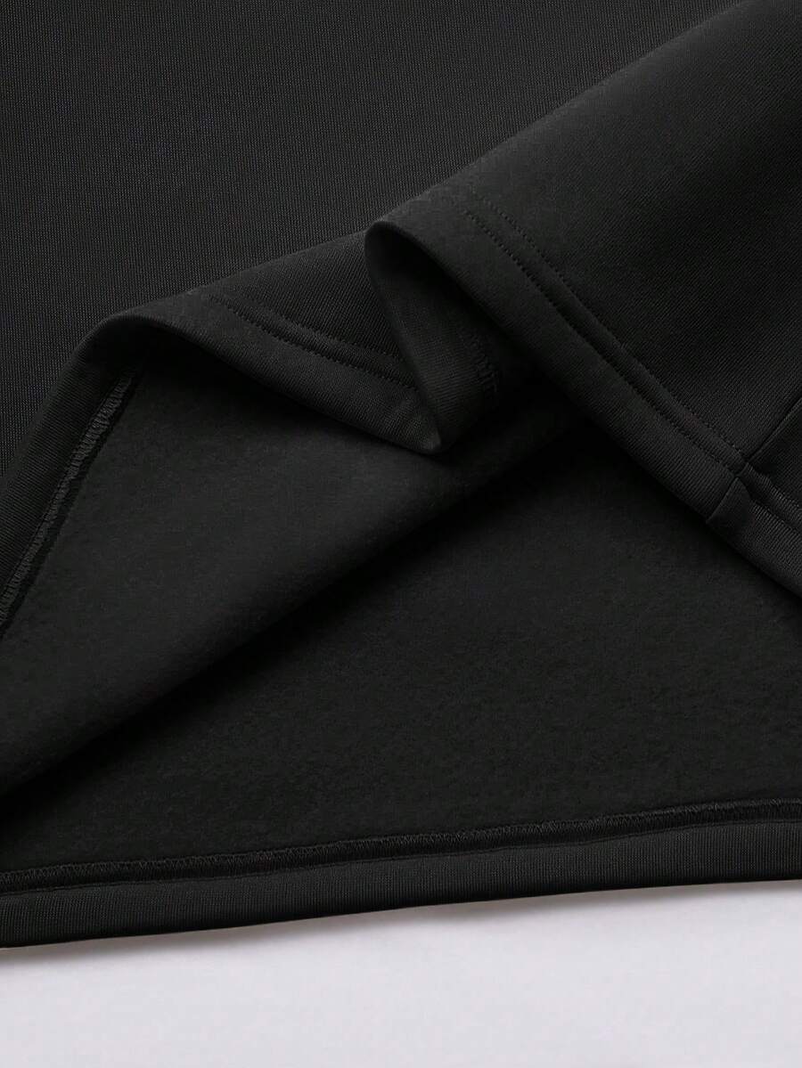 STYNVO Moletom Casual Masculino de Manga Longa com Ombros Caídos e Estampa, para Outono e Inverno