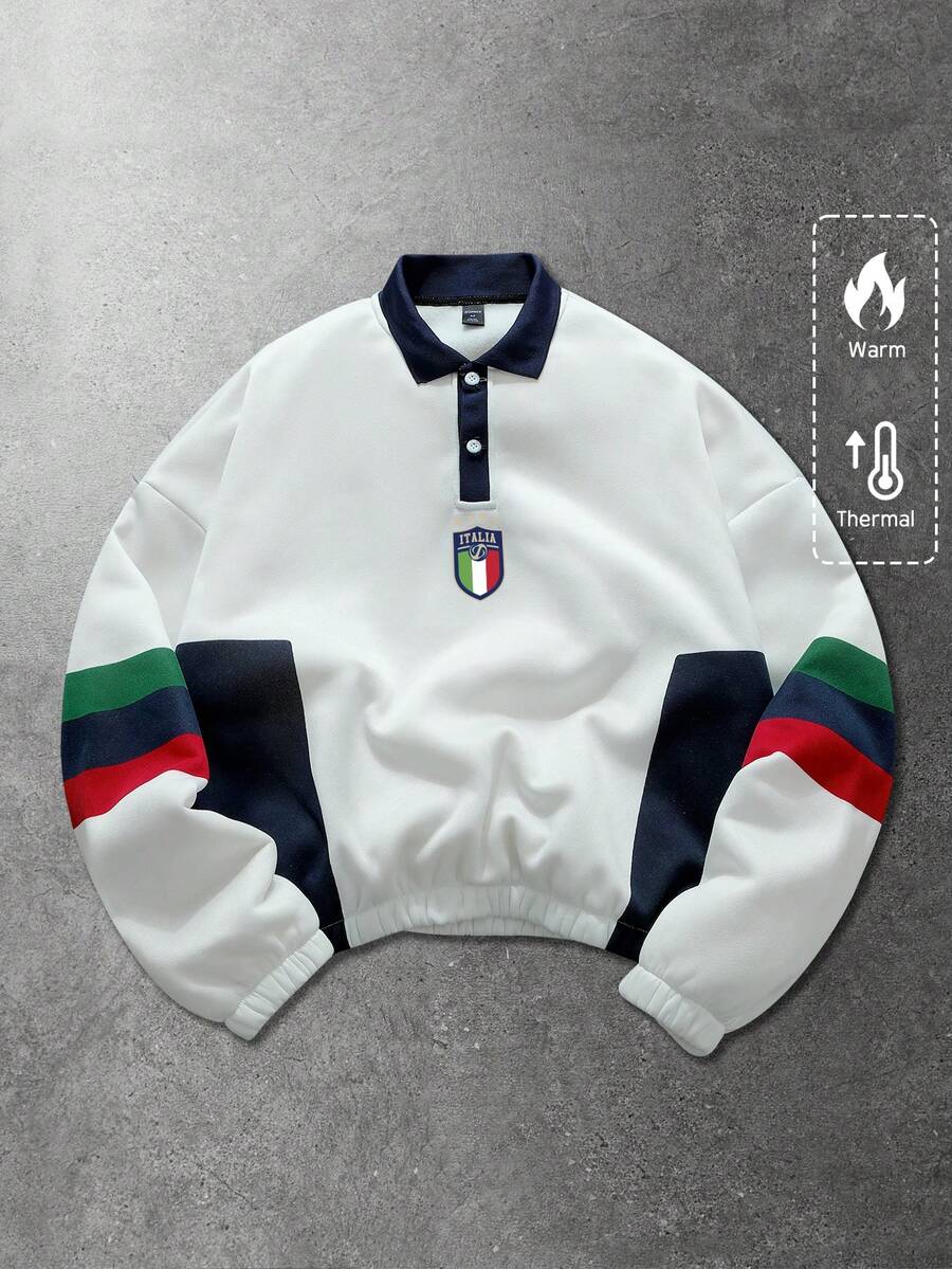 Moletom Polo Brasil ROMWE
