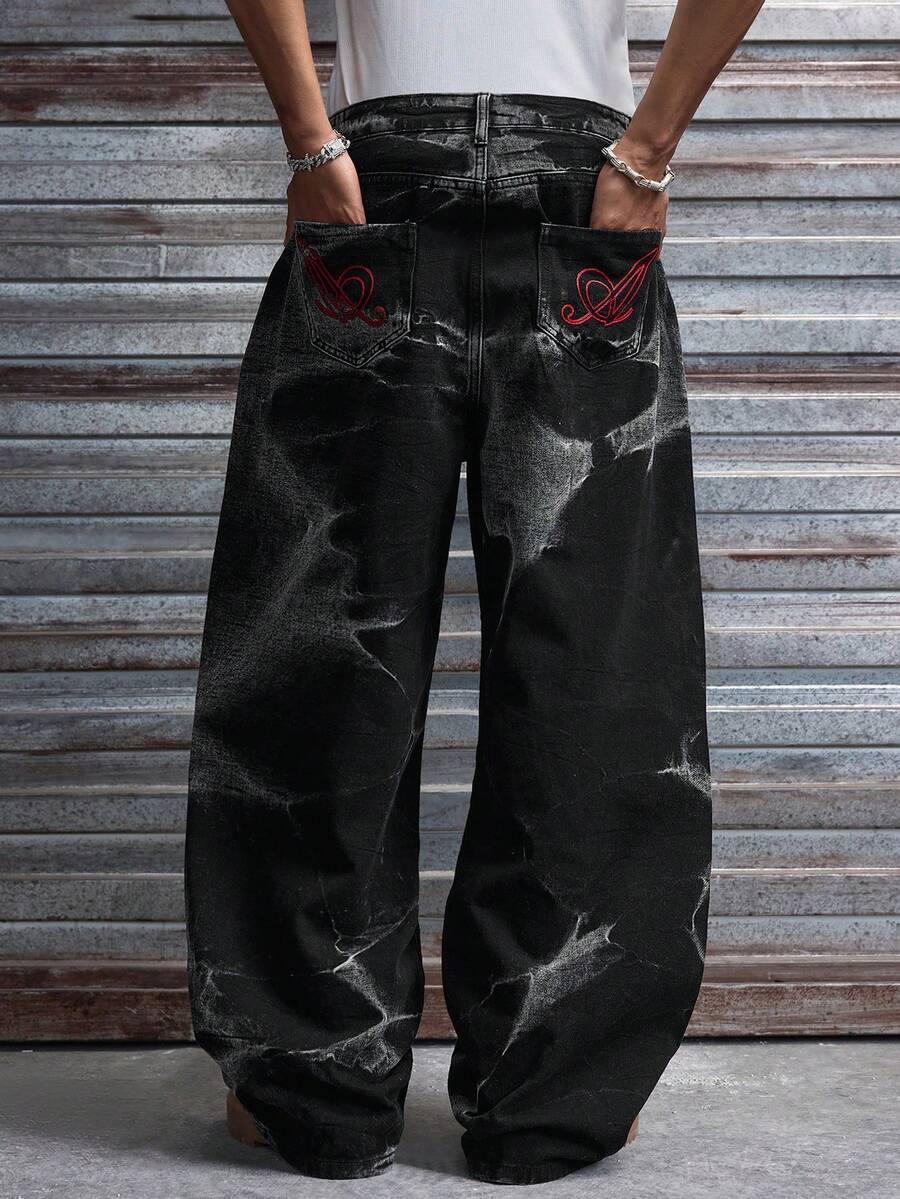 Calças Casuais Masculinas Bordadas STYNVO Urban
