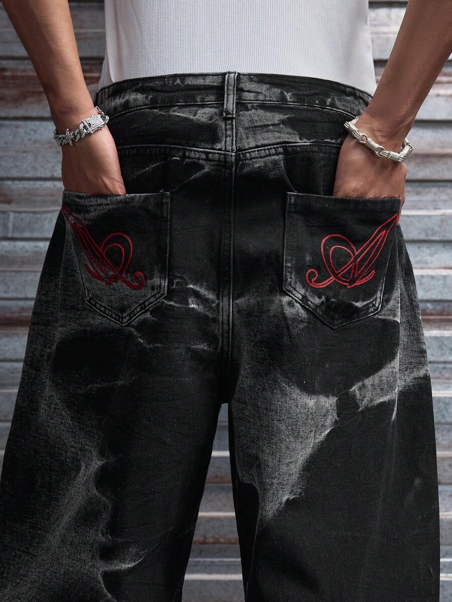 Calças Casuais Masculinas Bordadas STYNVO Urban
