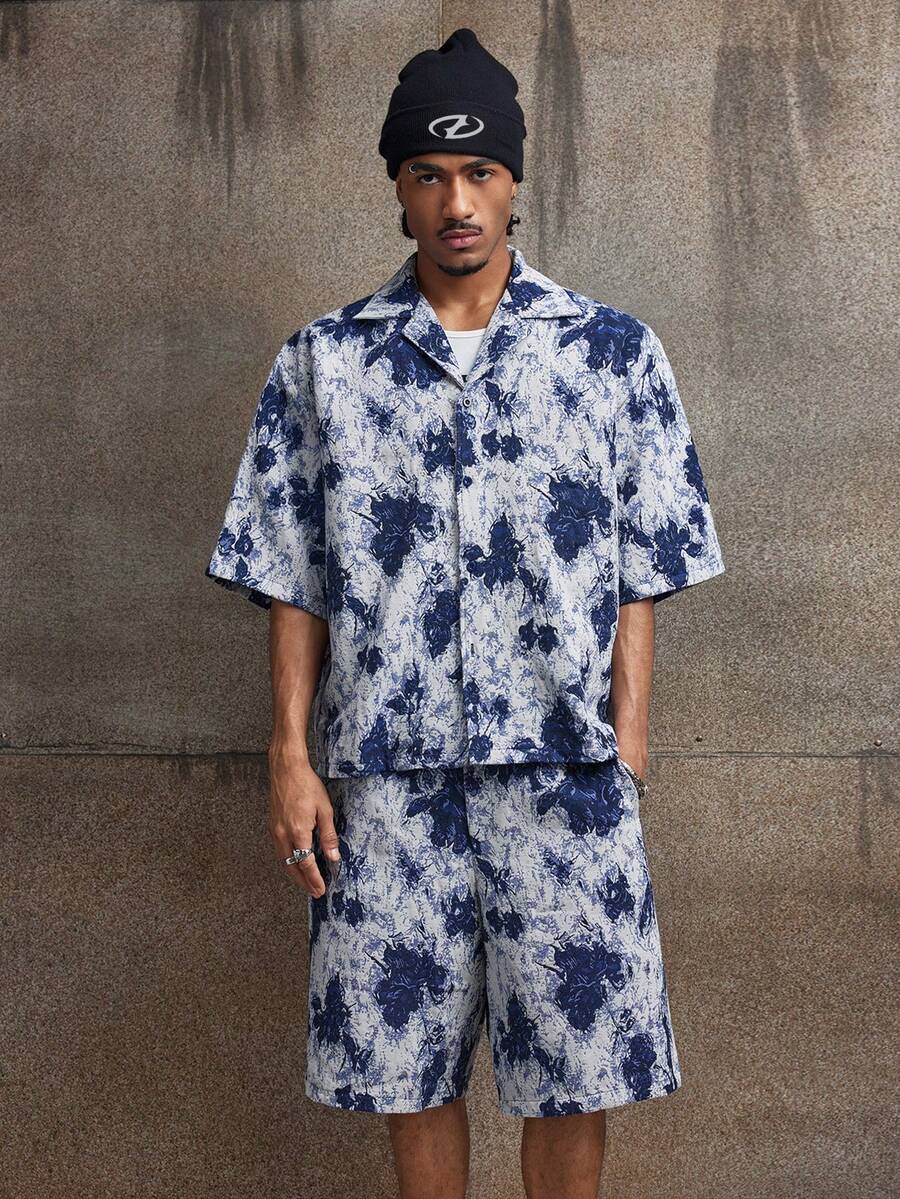 Conjunto Floral Oversized Masculino STYNVO Summer Vibes