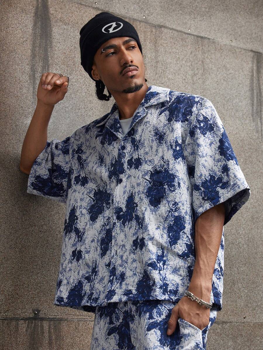 Conjunto Floral Oversized Masculino STYNVO Summer Vibes