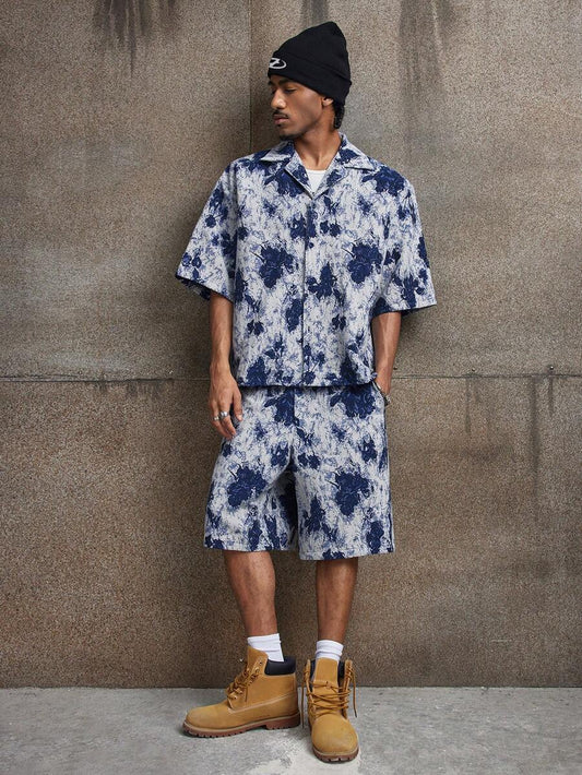 Conjunto Floral Oversized Masculino STYNVO Summer Vibes