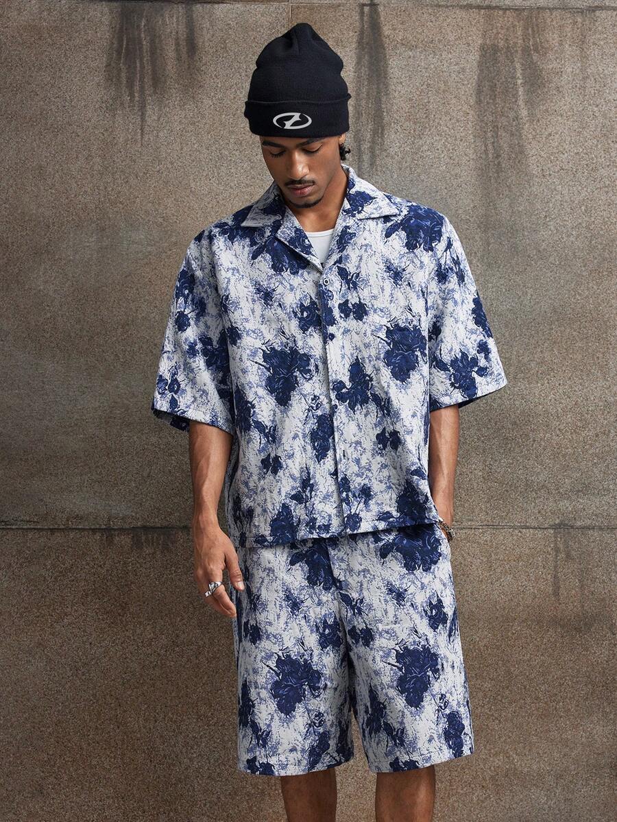 Conjunto Floral Oversized Masculino STYNVO Summer Vibes