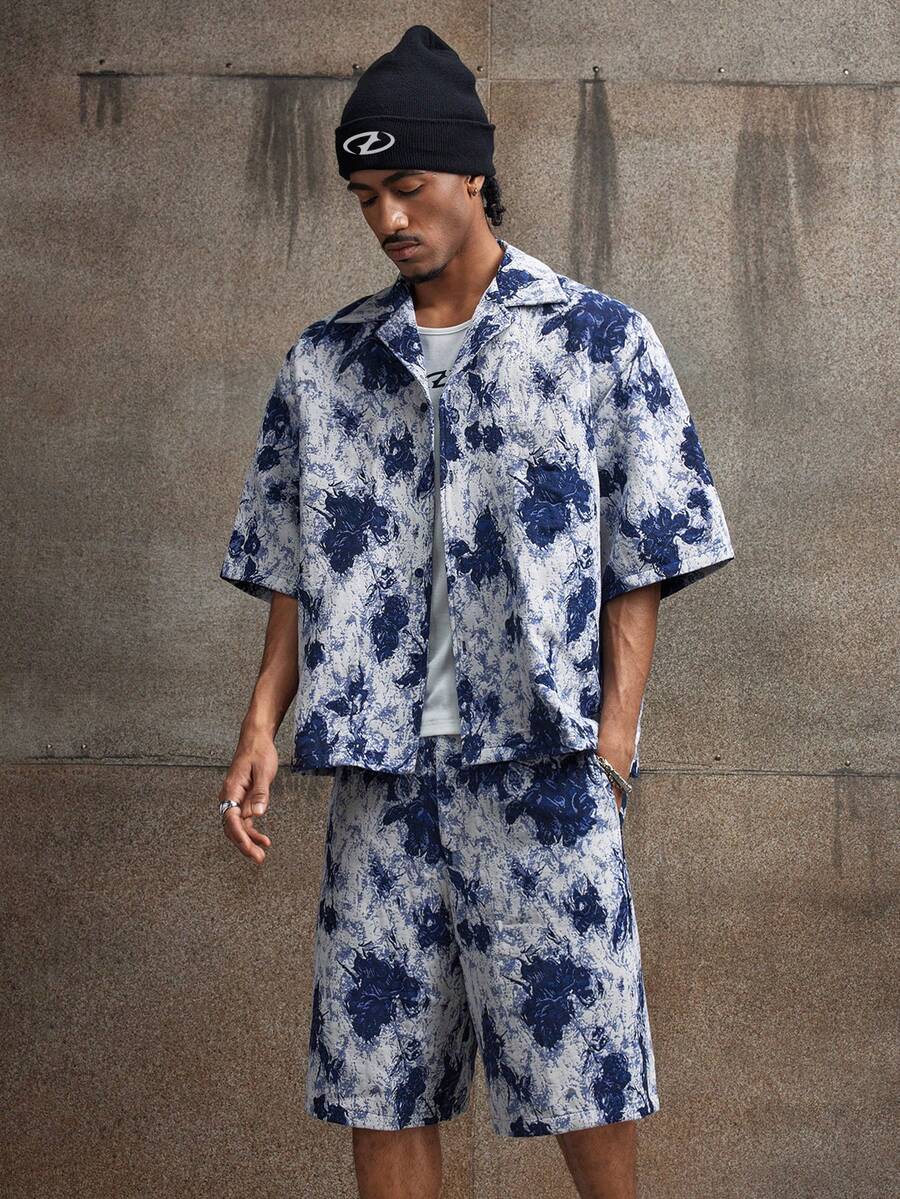 Conjunto Floral Oversized Masculino STYNVO Summer Vibes