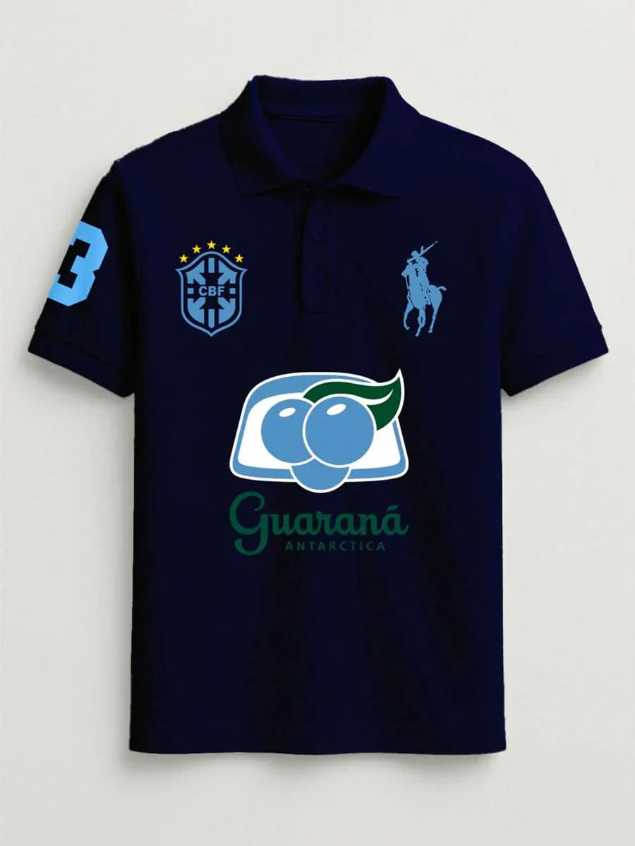 Camisa Polo Brasil Streetwear Crisp