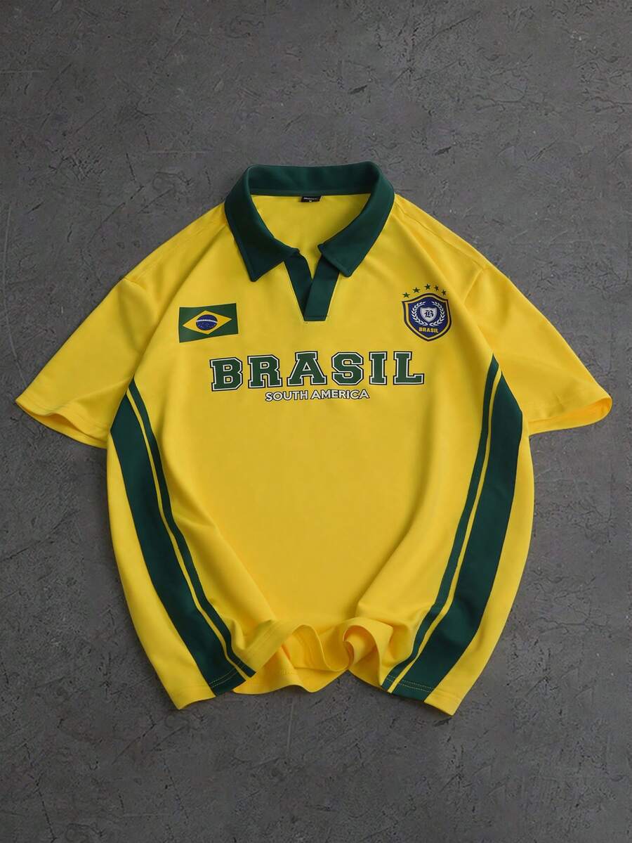 Camiseta Manfinity Brasil Street