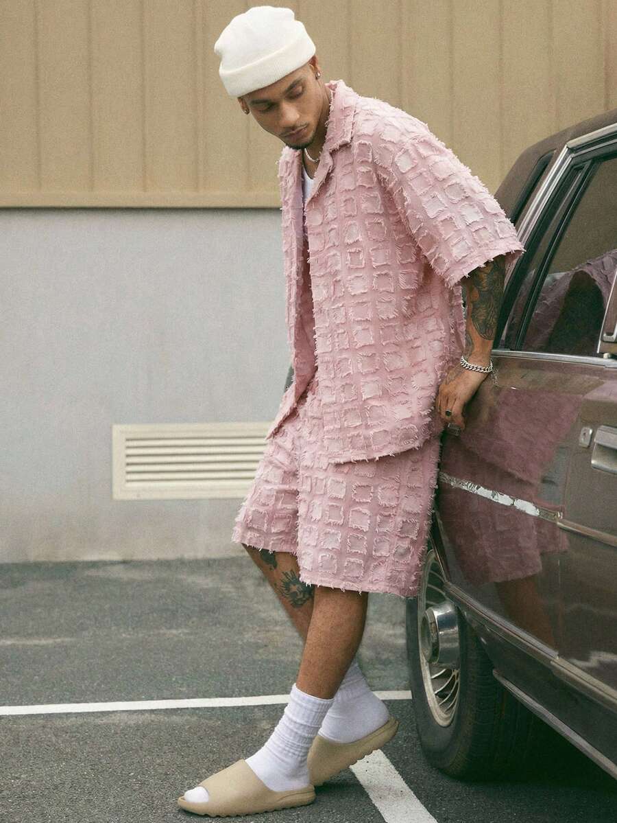 Conjunto Oversized Casual Masculino Texturizado Verde STYNVO Summer Mirage