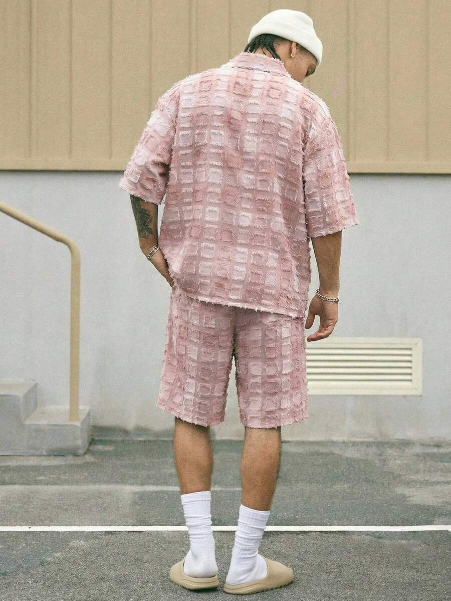 Conjunto Oversized Casual Masculino Texturizado Verde STYNVO Summer Mirage