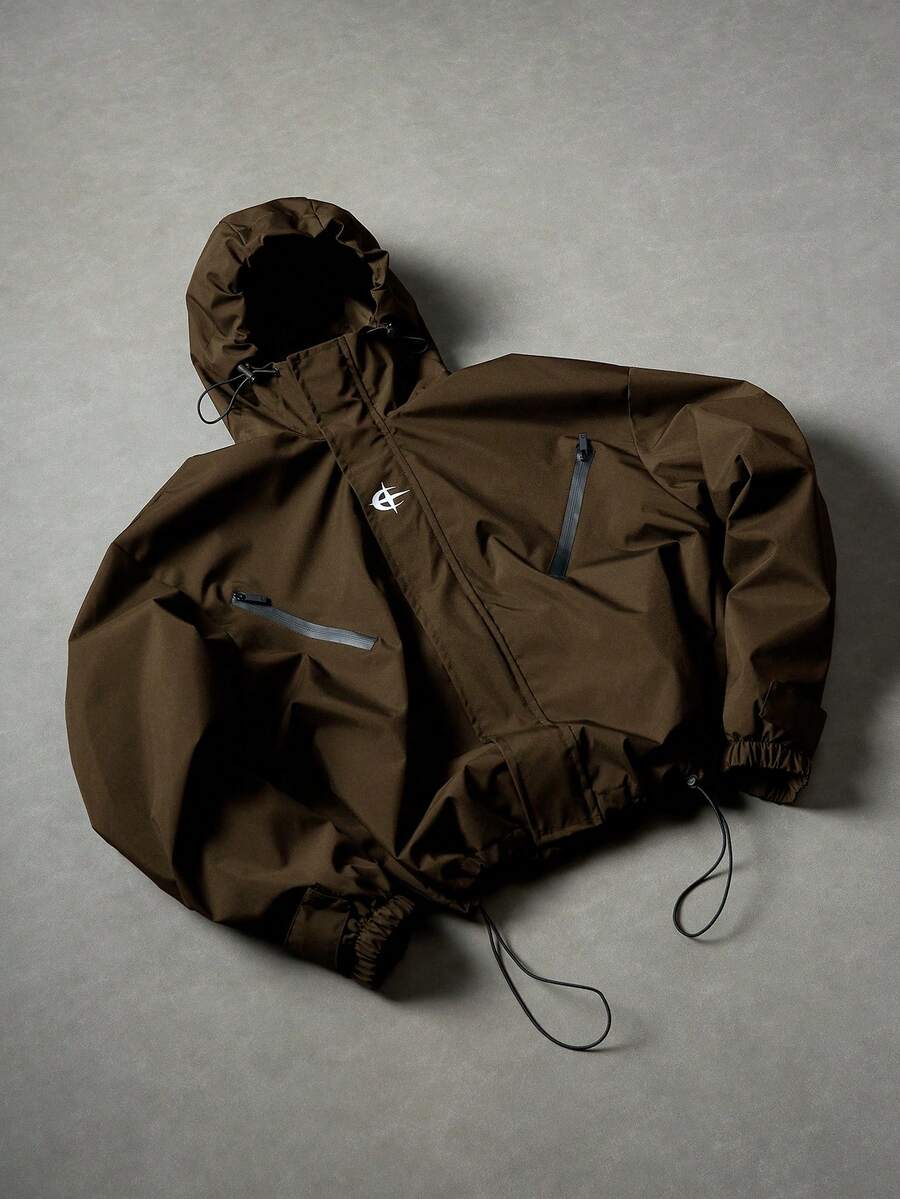 STYNVO Jaqueta casual masculina com capuz e zíper, de manga longa, em cores contrastantes e corte folgado