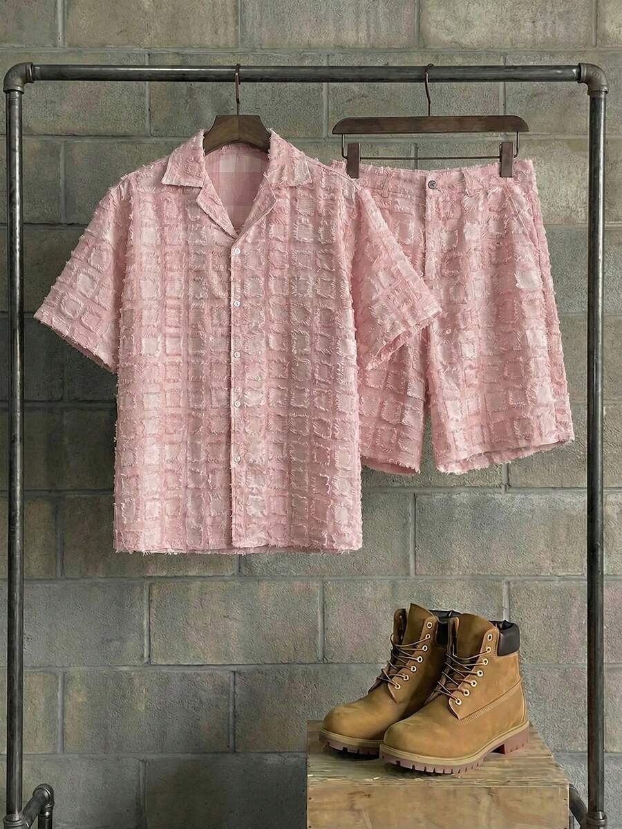 Conjunto Oversized Casual Masculino Texturizado Verde STYNVO Summer Mirage