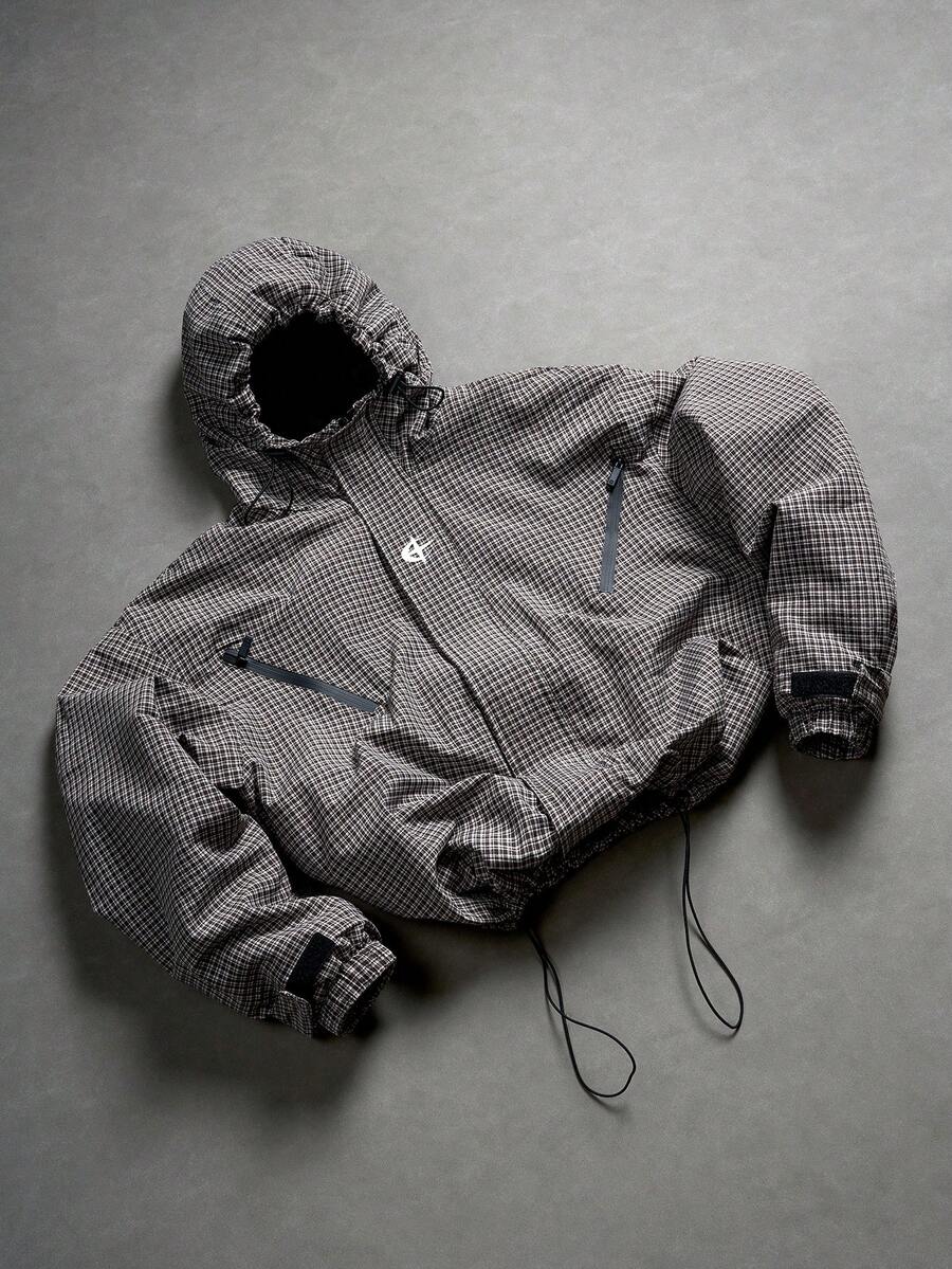 STYNVO Jaqueta casual masculina com capuz e zíper, de manga longa, em cores contrastantes e corte folgado