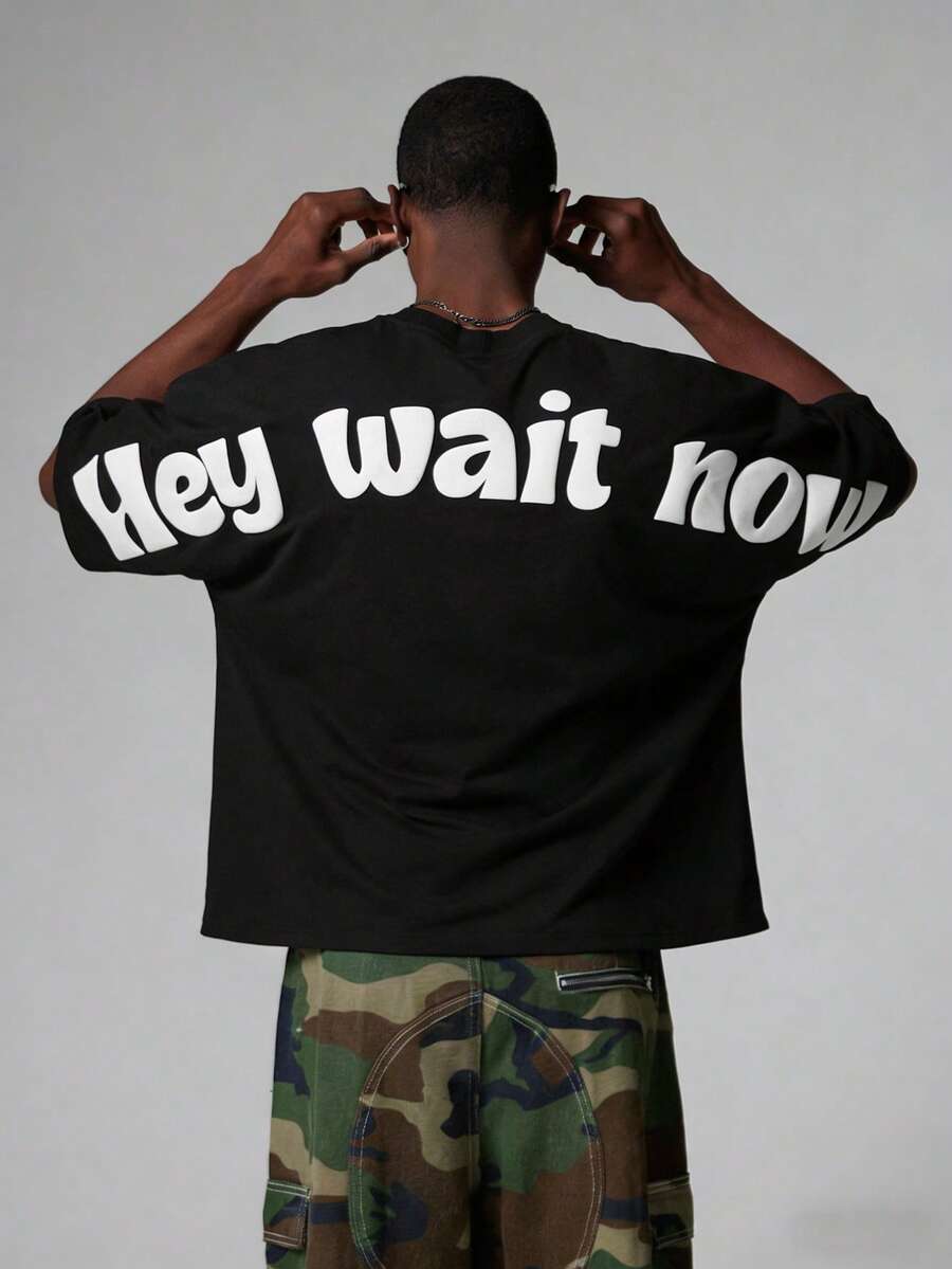 Camiseta Stynvo Hey Wait Now