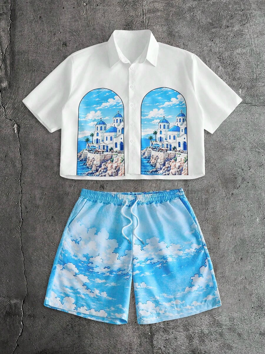 Conjunto Oversized Masculino Estampado STYNVO Urban Nomad