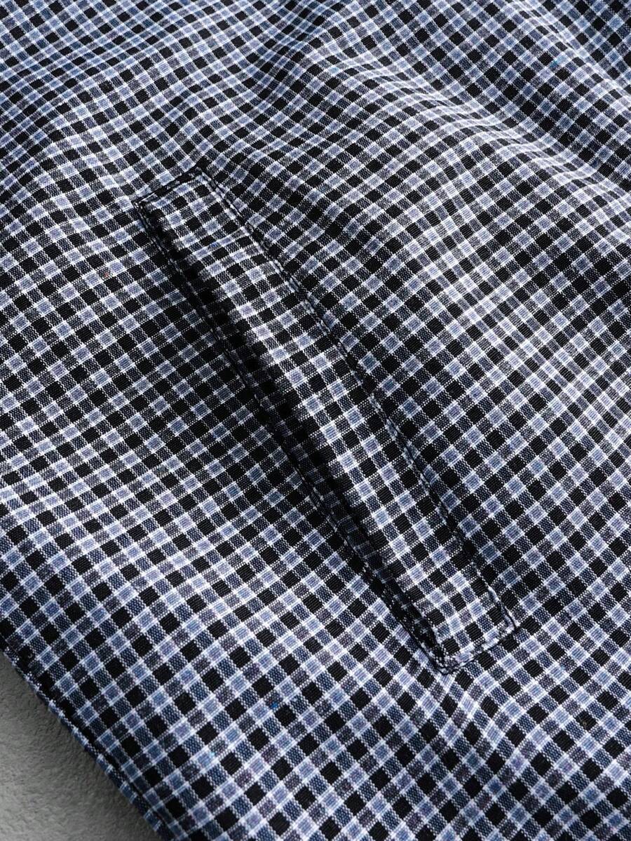 STYNVO Jaqueta de Manga Longa Minimalista Estampada Masculina