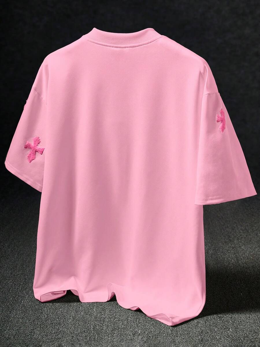 STYNVO Camiseta Gráfica Masculina Preta com Cruzes para Homens, Camiseta Gráfica Preta Masculina, Camisa de Malha com Cruzes para Homens, Presente de Aniversário, Presente de Namorado/Marido, Camiseta Gráfica Branca Masculina, Estilo Popular INS Correspon