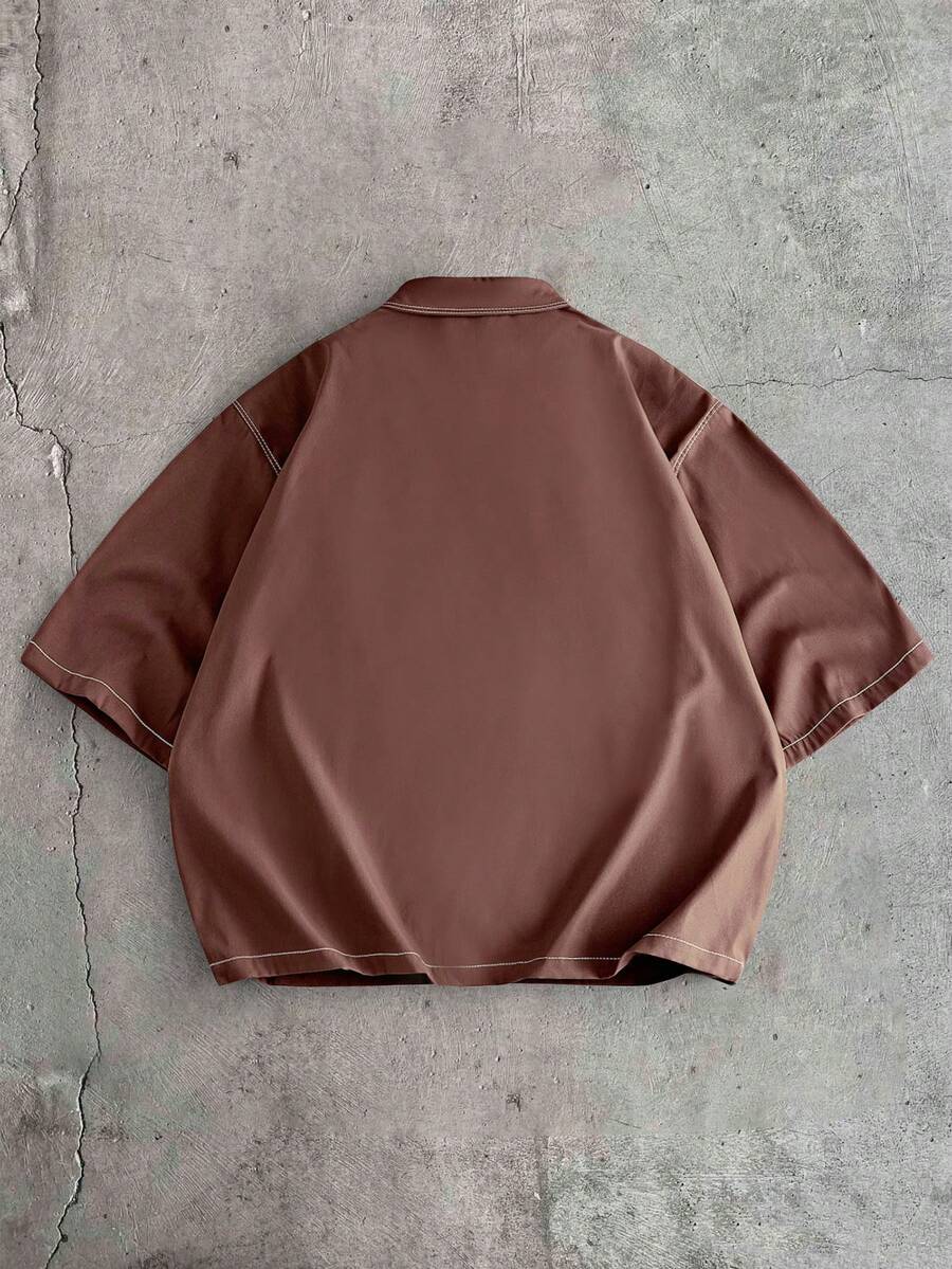 CONJUNTO STREETWEAR OVERSIZED MASCULINO CARAMELO STYNVO CARGO CLUB