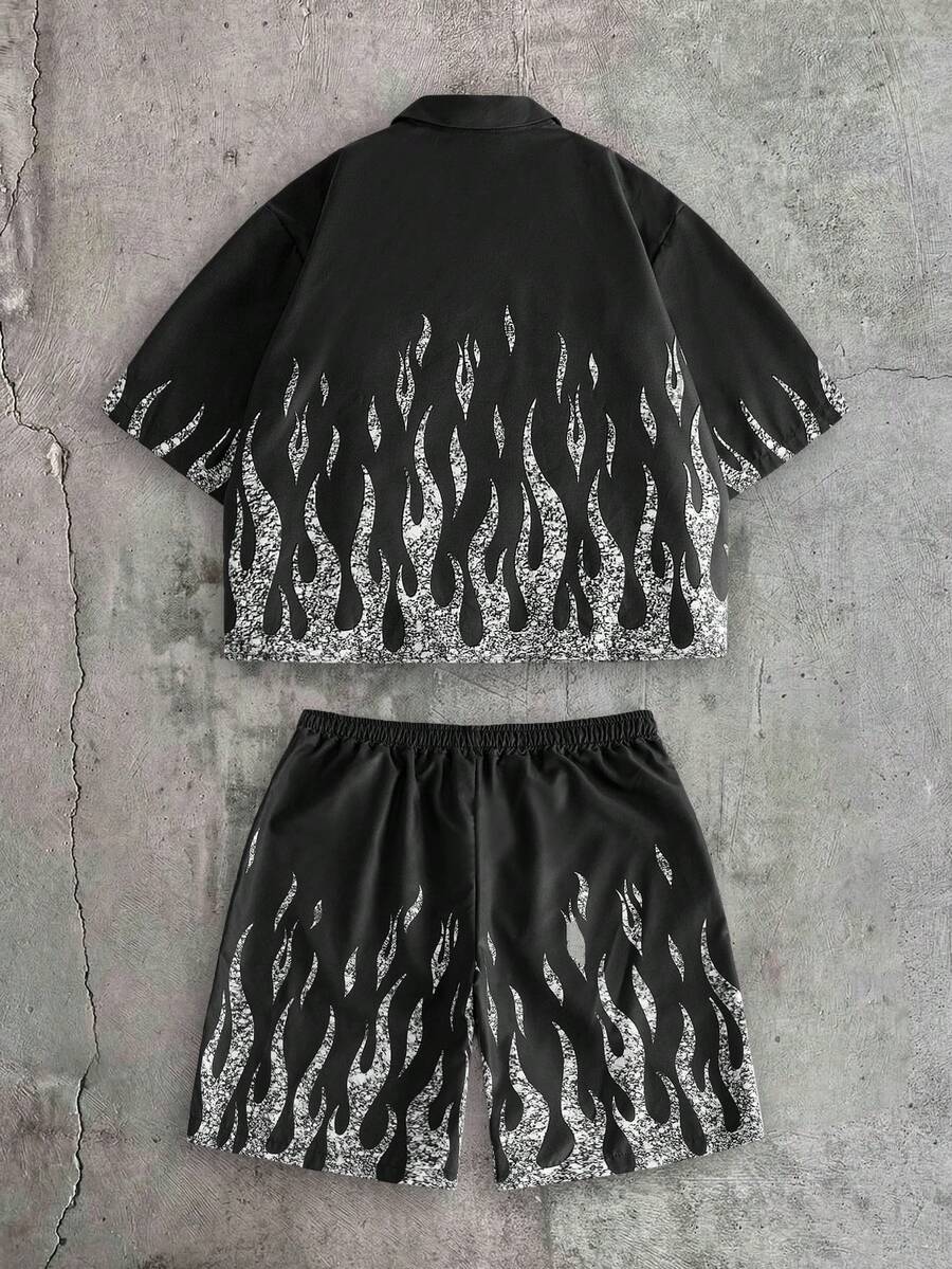 CONJUNTO STREETWEAR OVERSIZED MASCULINO DAMASCO STYNVO SUNSET STRIPE