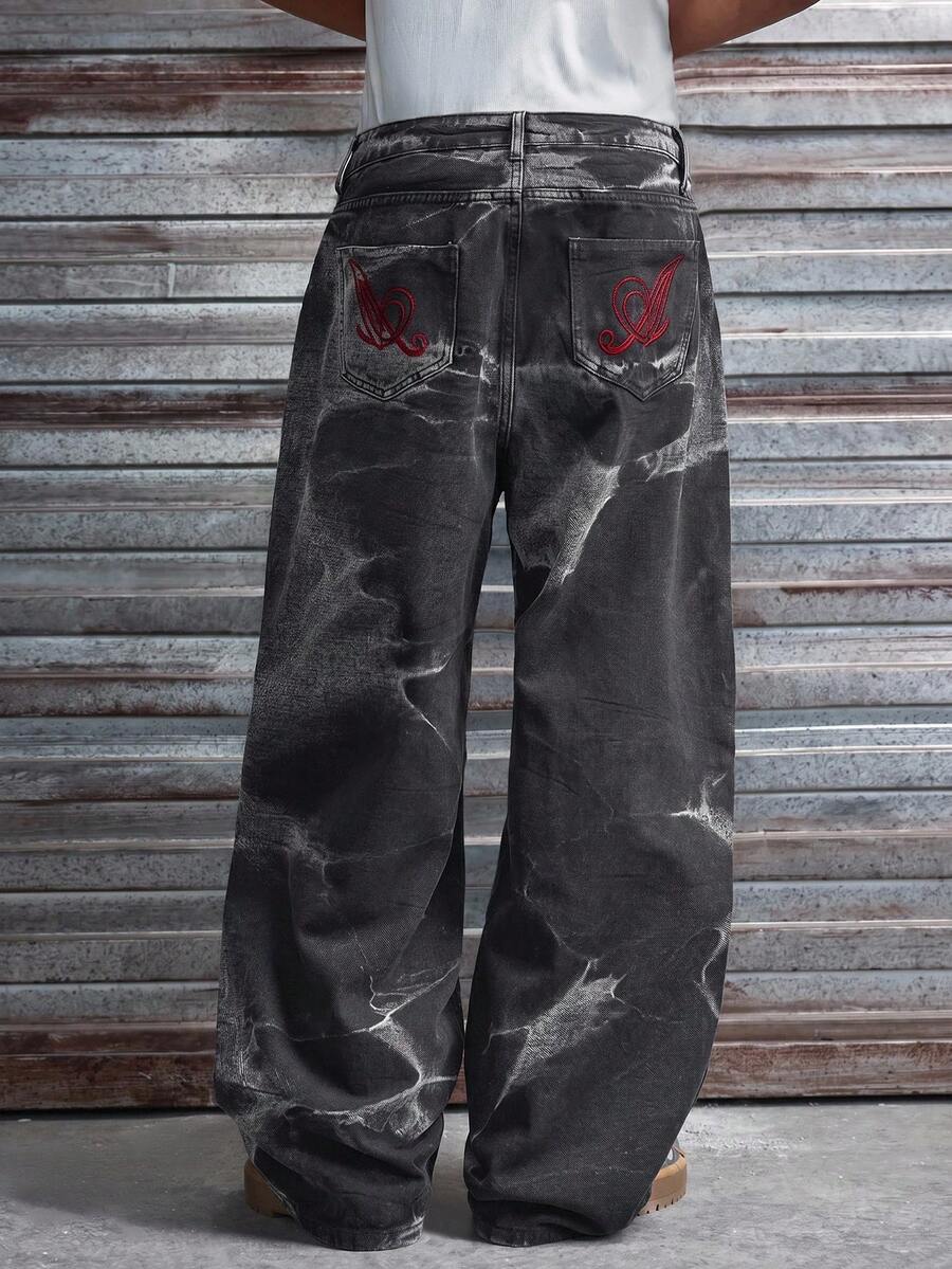 Calças Casuais Masculinas Bordadas STYNVO Urban