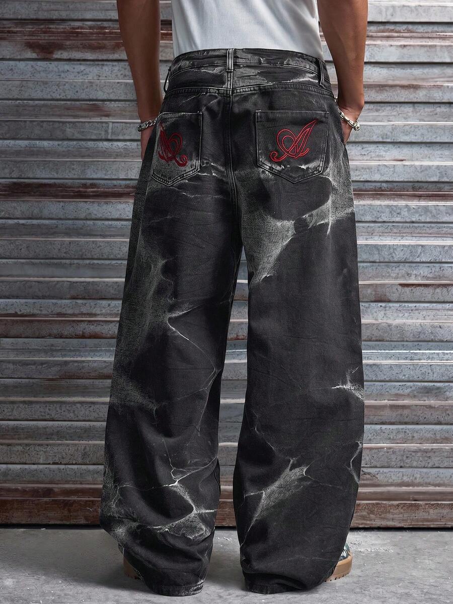 Calças Casuais Masculinas Bordadas STYNVO Urban