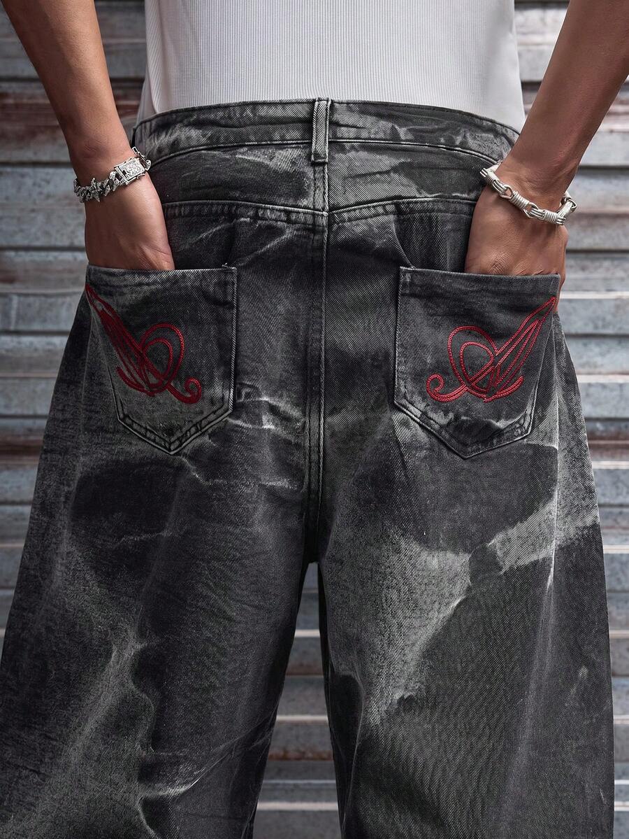 Calças Casuais Masculinas Bordadas STYNVO Urban