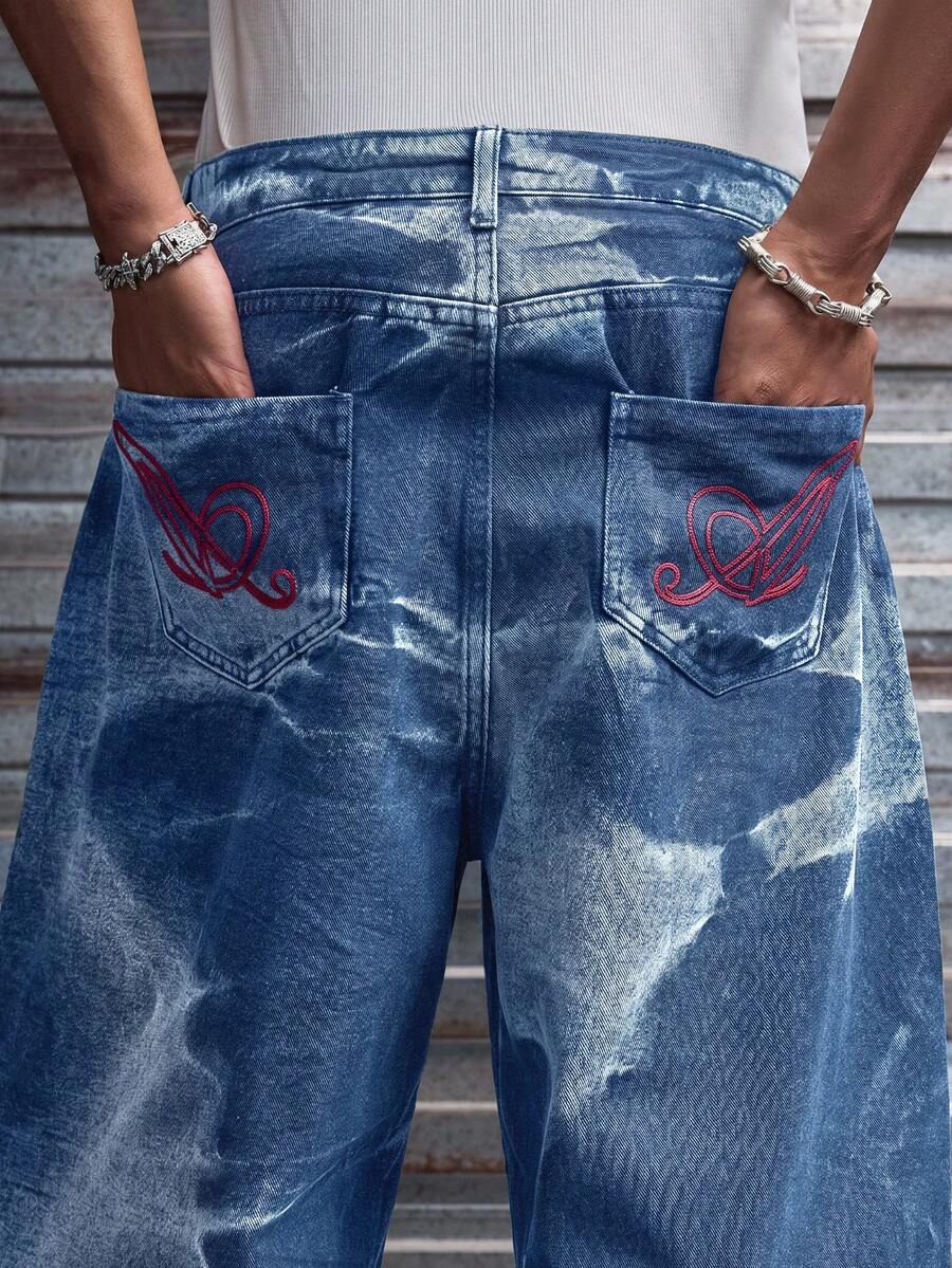 Calças Casuais Masculinas Bordadas STYNVO Urban