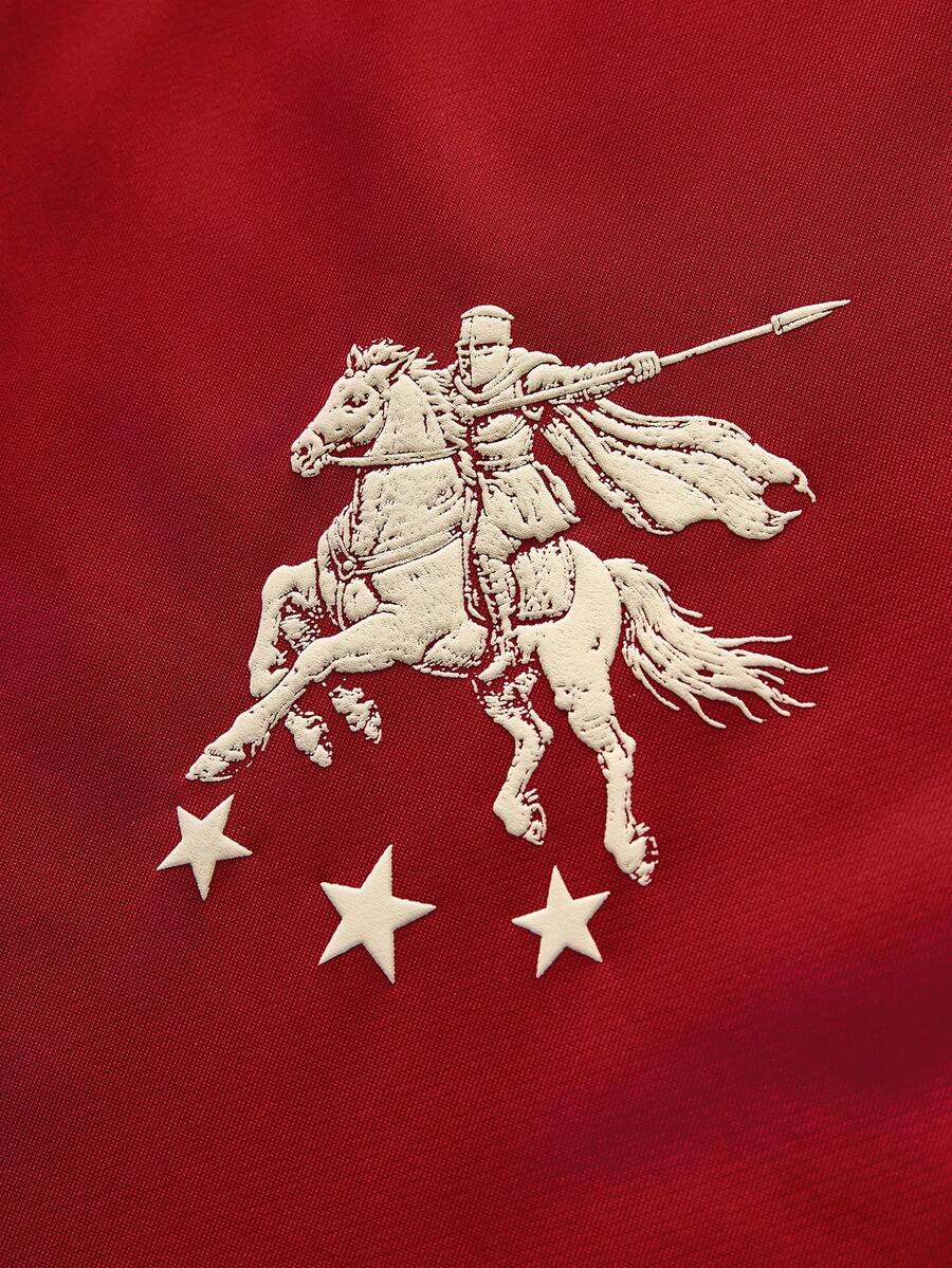 STYNVO Camiseta Branca Solta com Estampa de Letra, Ombros Caídos, Casual para Férias e Transporte, Moda de Rua, Verão