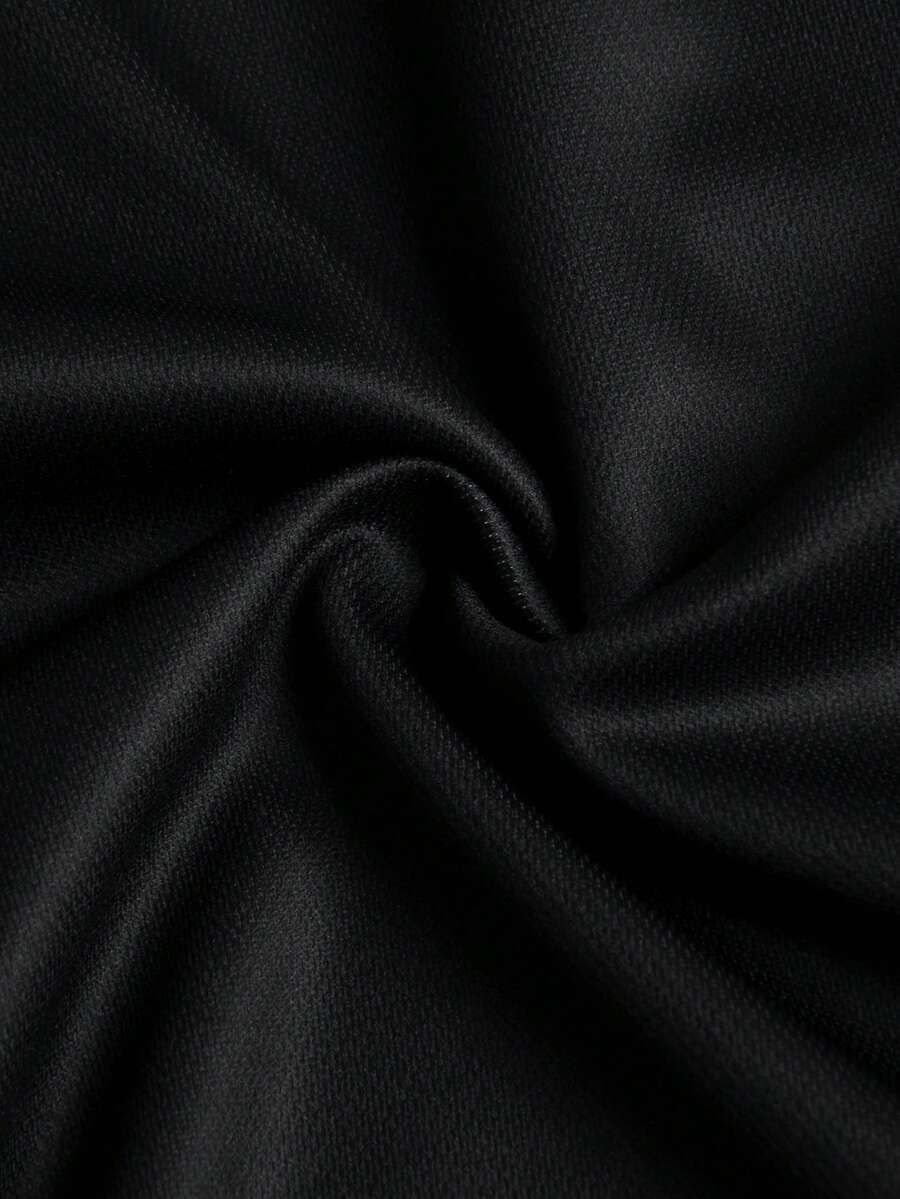 STYNVO Camisa Polo Masculina Versátil com Estampa de Letra, Listras e Contraste de Cor, Botões e Meio Bolso